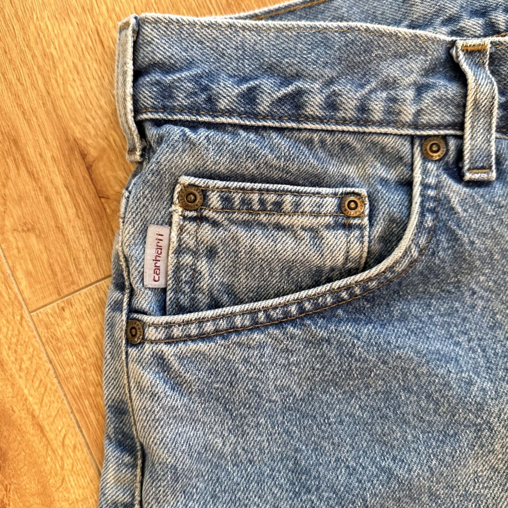 Carhartt VINTAGE Carhartt Jeans Denim Relaxed Fit Light Wash 5-Pocket Design USA Size 40 X 32 Men Size US 40 / EU 56 - 3 Thumbnail