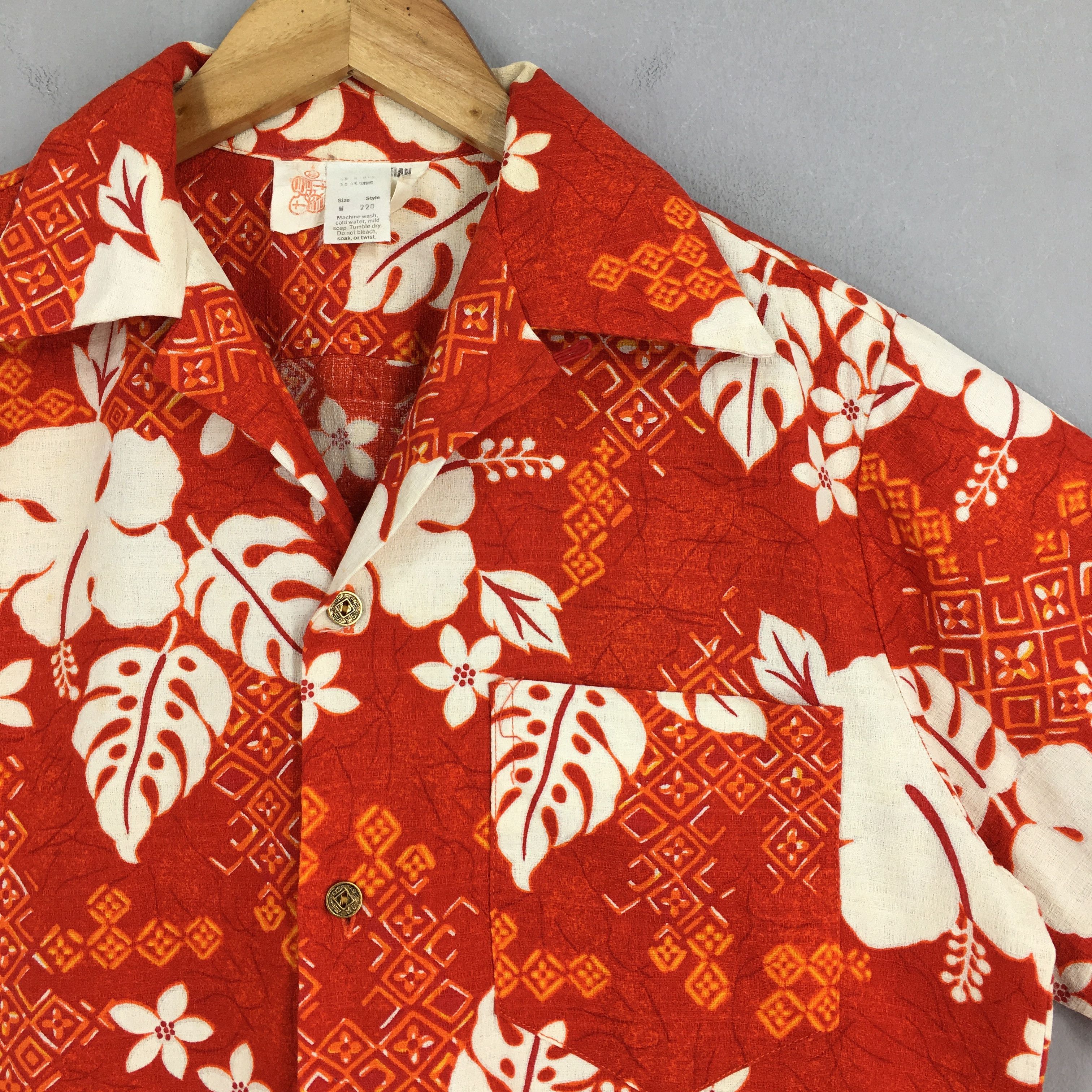 Sun Surf Vintage Hawaiian Hibiscus Flower Tropical Hawaii Shirt M Size US M / EU 48-50 / 2 - 2 Thumbnail