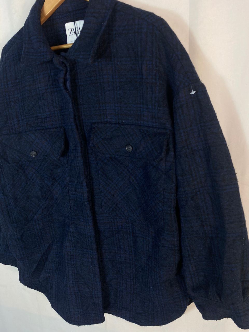 Zara Zara button up beggie jacket like new with tag Size L / US 10 / IT 46 - 2 Thumbnail