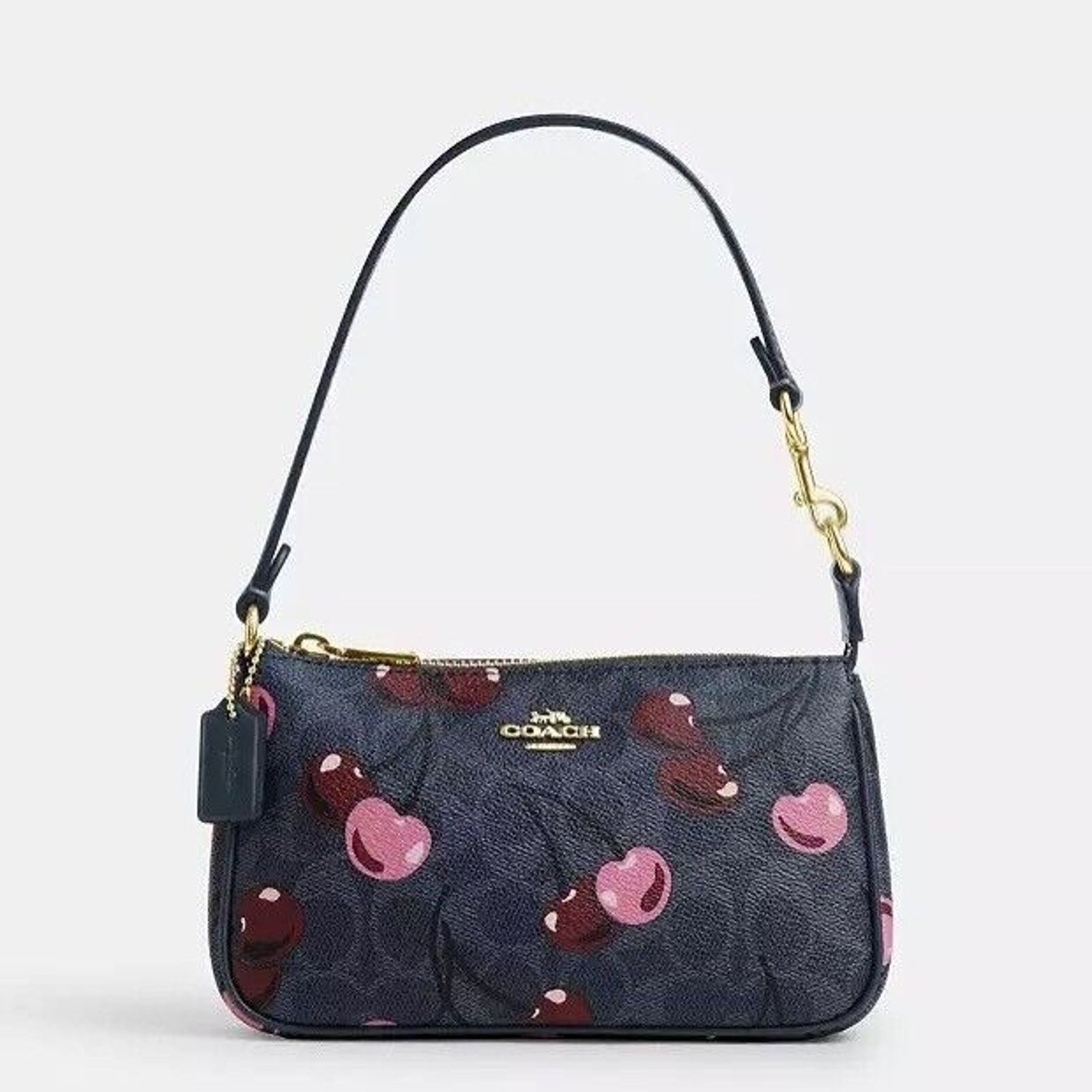 Coach NWT Limited Coach Nolita 19 In Signature Cherry Print CZ011 Size ONE SIZE - 9 Thumbnail
