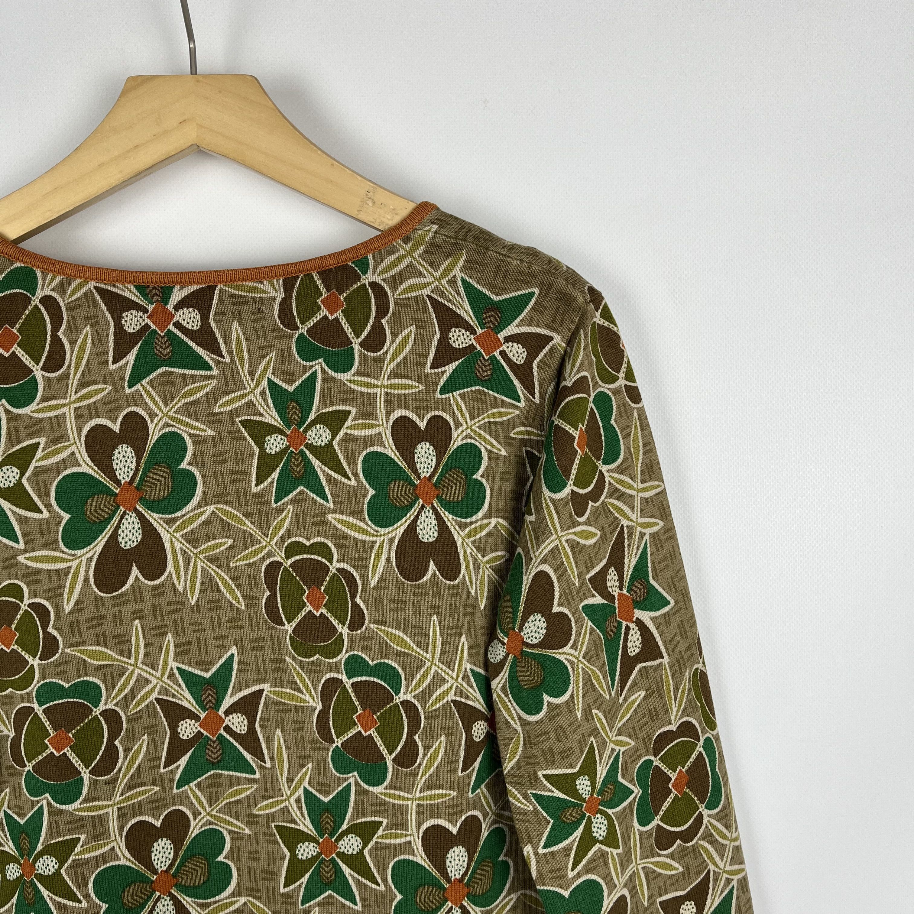 Gudrun Sjoden Ladies Gudrun Sjoden Floral Organic Cotton Tunic Dress Size M / US 6-8 / IT 42-44 - 14 Thumbnail