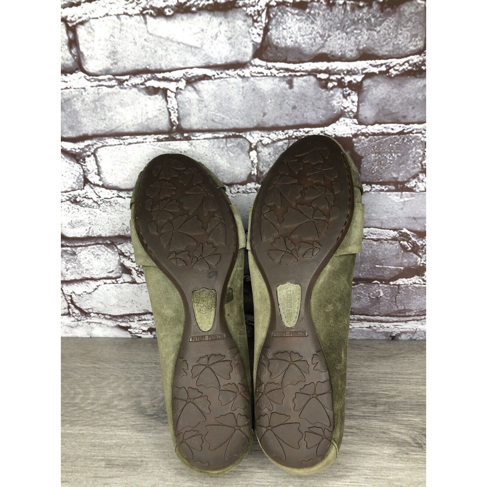 Born Born Lily Green Suede Leather Knot Ballet Flats Shoes Women’ Size US 11 / IT 41 - 18 Thumbnail