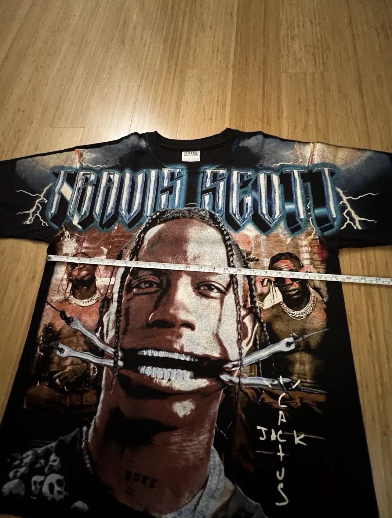 Other Travis scott bootleg t shirt Size US XL / EU 56 / 4 - 4 Thumbnail