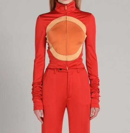 Marni o1srvl11e0624 Neck Jacket in Red Size XXS / US 00 / IT 34 - 2 Thumbnail