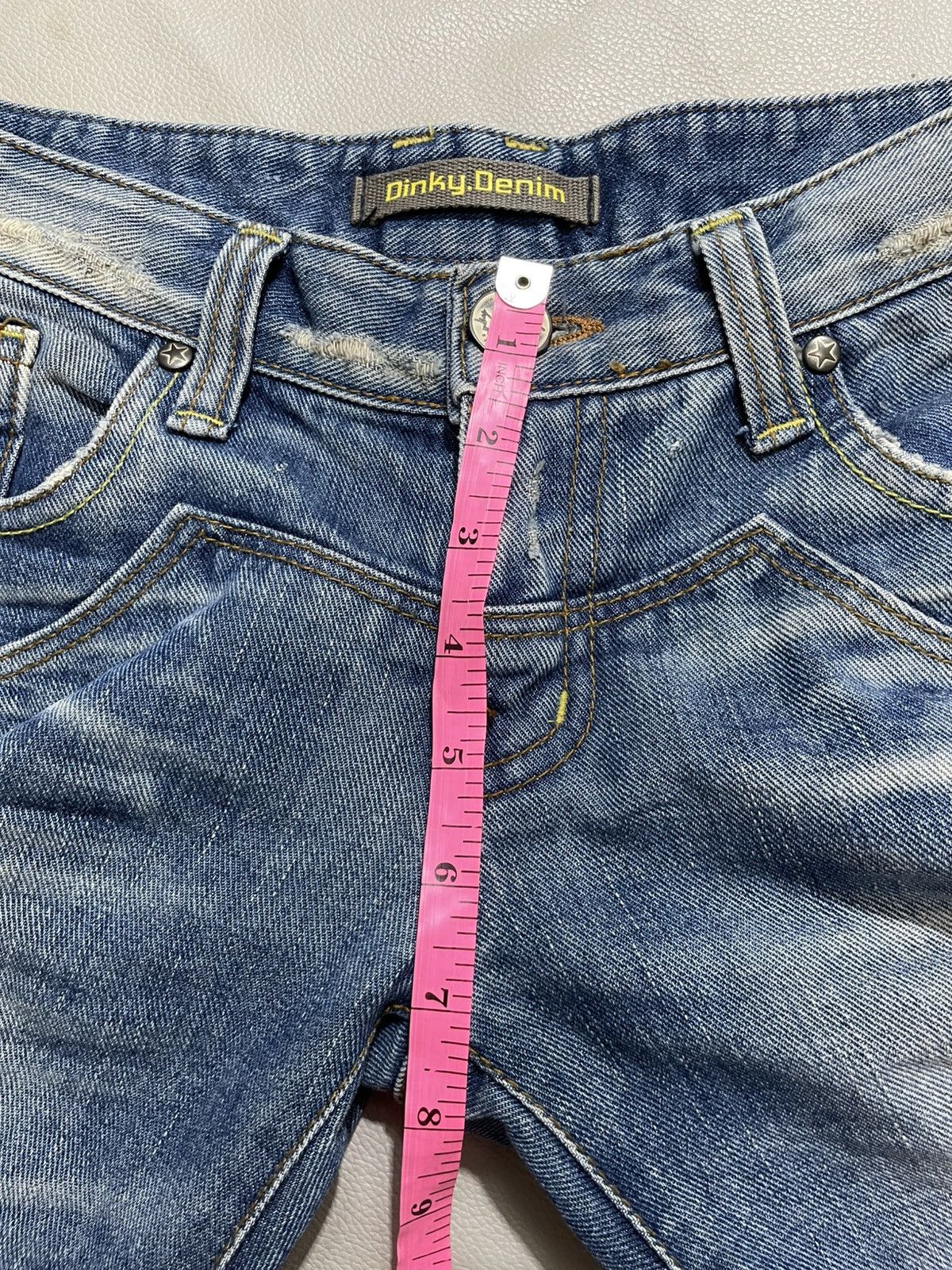 Tornado Mart Dinky jeans Flared Low rise Jeans Size US 26 / EU 42 - 11 Thumbnail