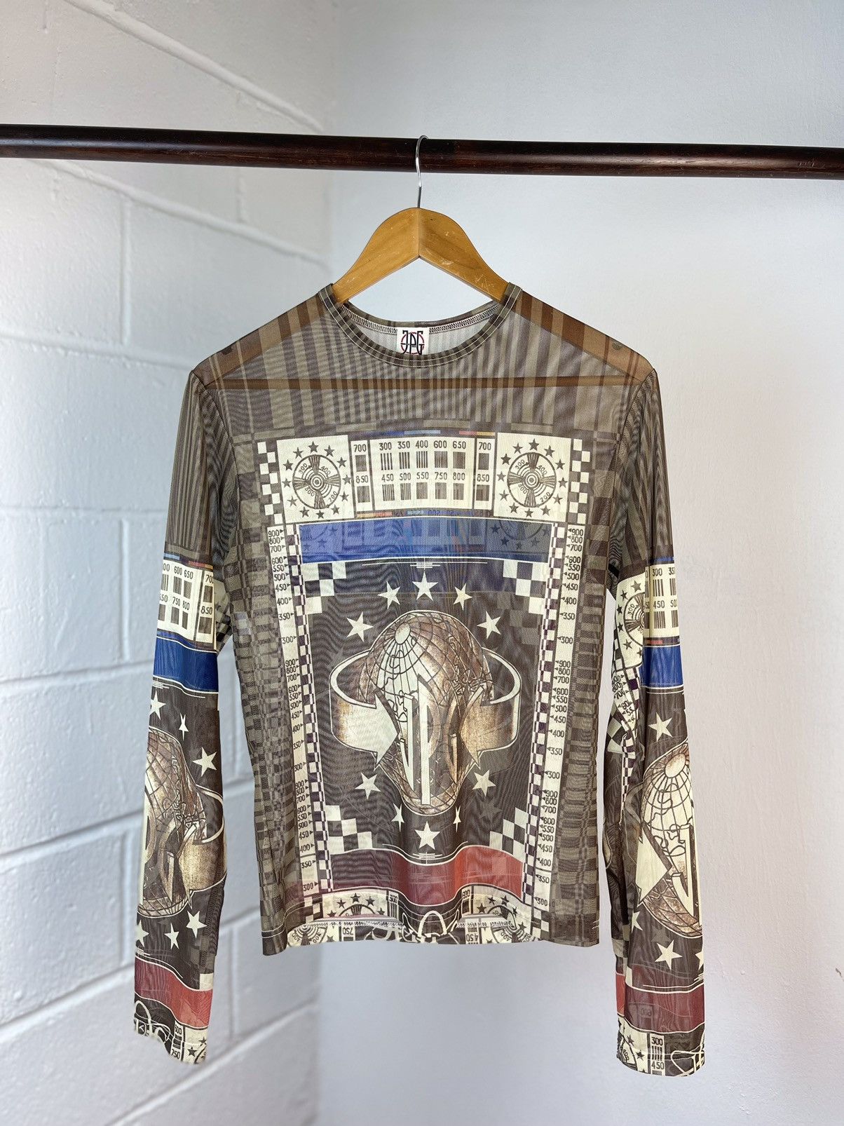 Grailed × Jean Paul Gaultier Most Iconic 1994 Runway Jean Paul Gaultier Globe Mesh Top Size US S / EU 44-46 / 1 - 4 Thumbnail