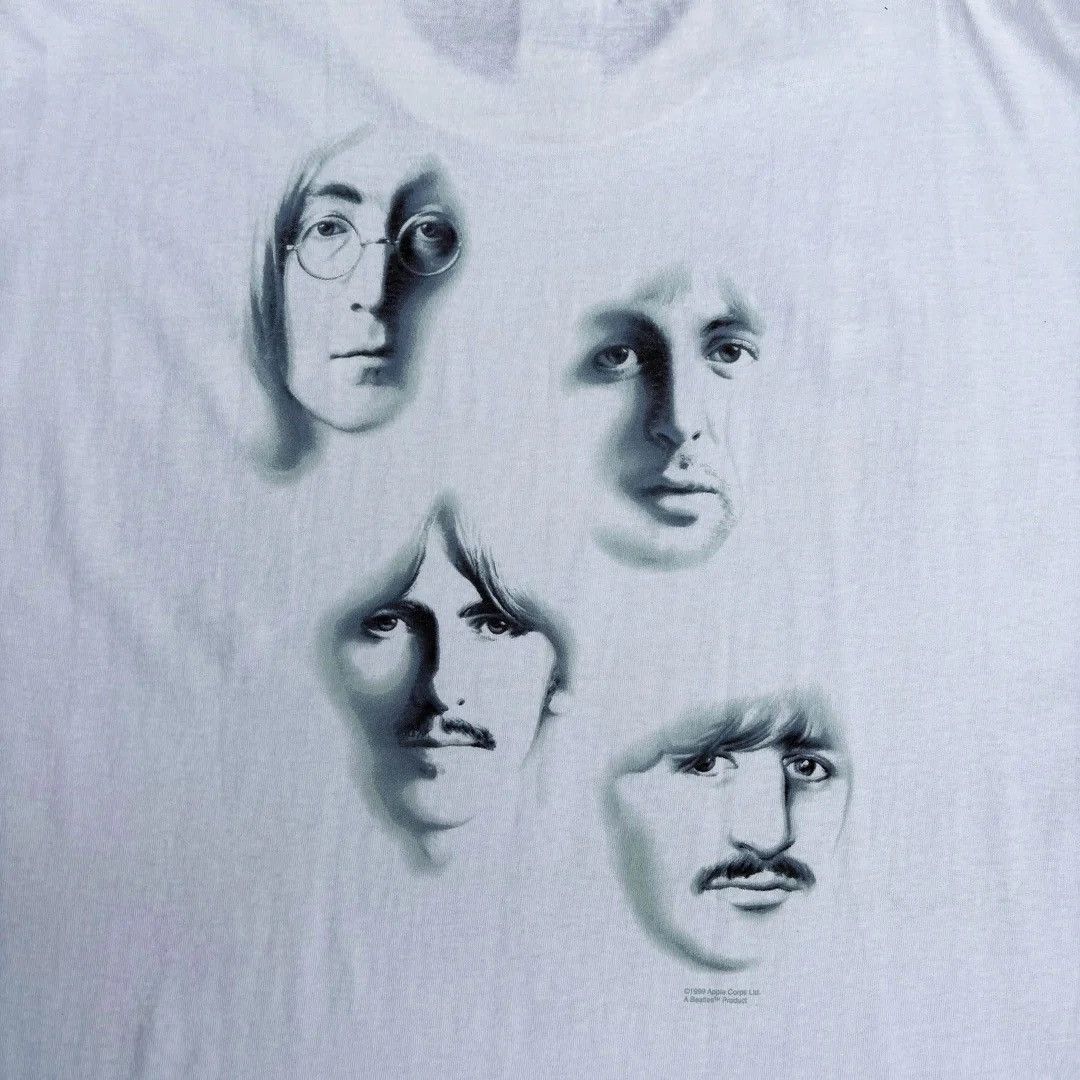 Band Tees The Beatles 1999 99 90s Vintage Apple Corps Band T-Shirt Size US XL / EU 56 / 4 - 4 Thumbnail