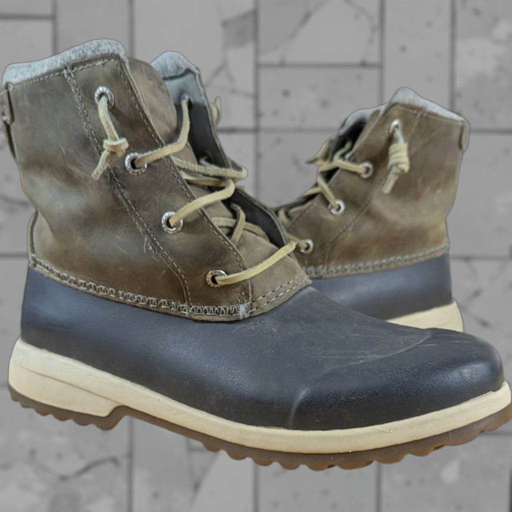 Sperry Women's Snow Boots Size Waterproof Wool Maritime Repel