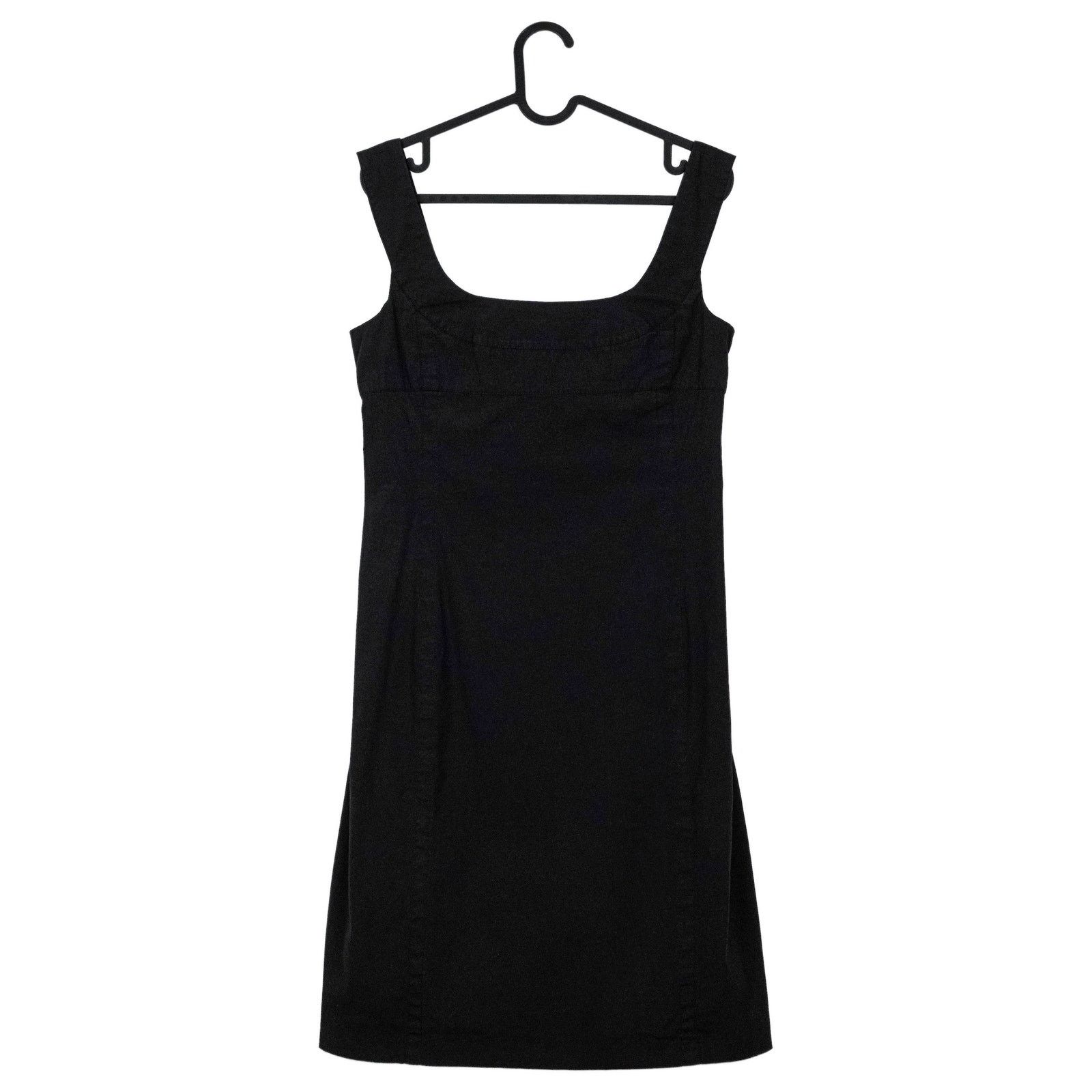 Prada Prada Black Structured Sleeveless Side Zip Tank Top Blouse Size M / US 6-8 / IT 42-44 - 2 Thumbnail