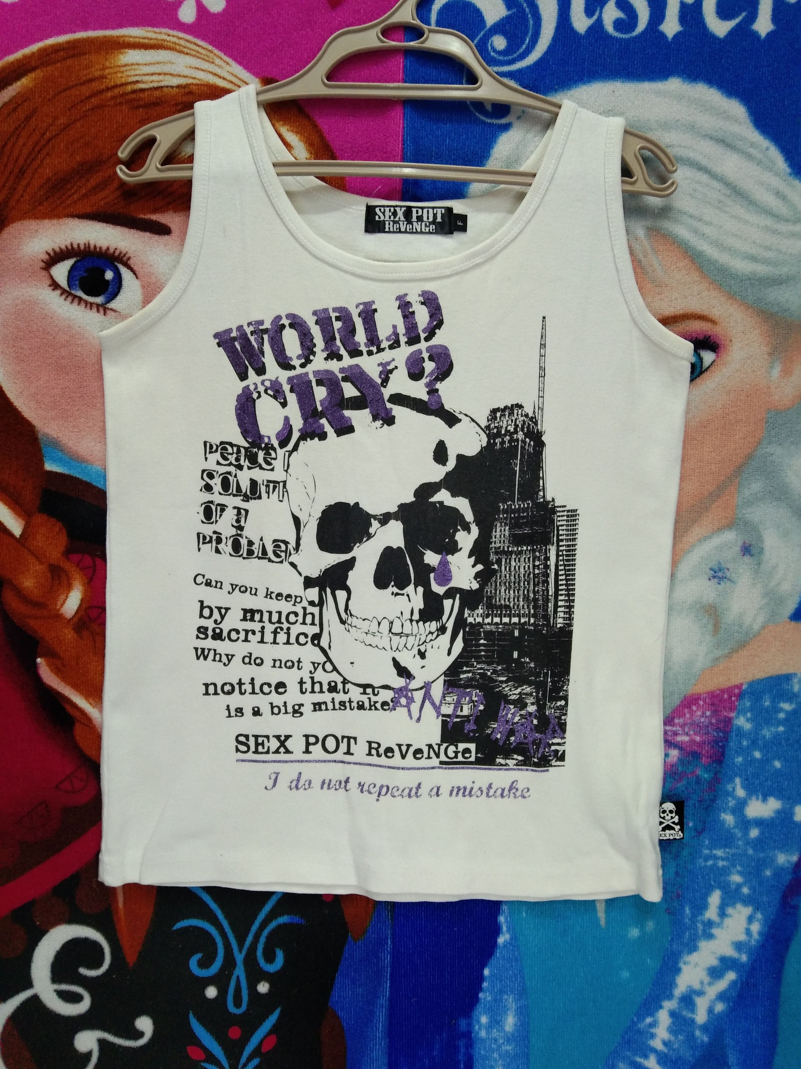 Band Tees × Japanese Brand SEX POT REVENGE TANK TOP Size M / US 6-8 / IT 42-44 - 1 Thumbnail
