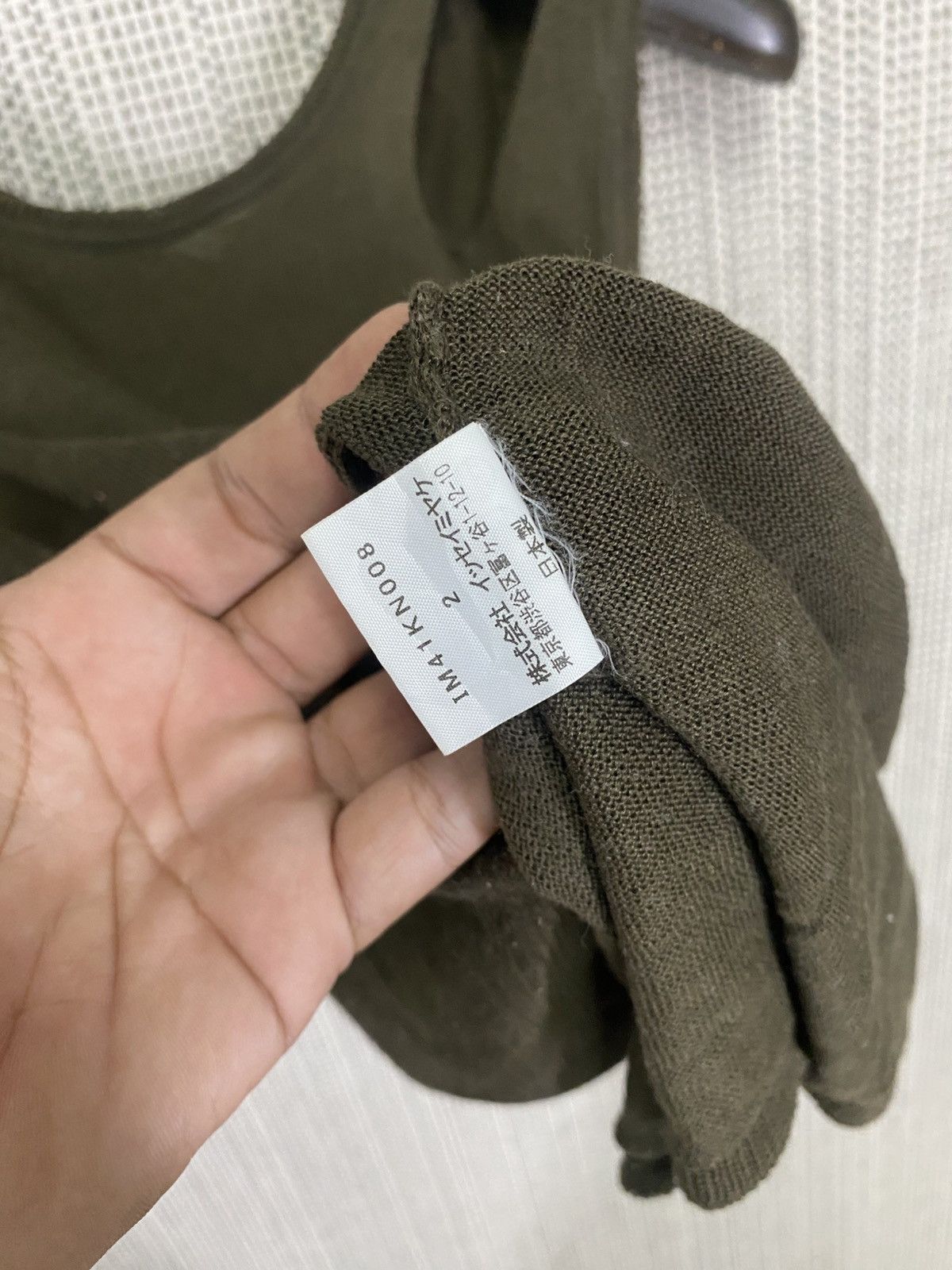 Designer × Issey Miyake Very rare Vintage issey miyake tanktop mesh destroy style Size US S / EU 44-46 / 1 - 8 Thumbnail