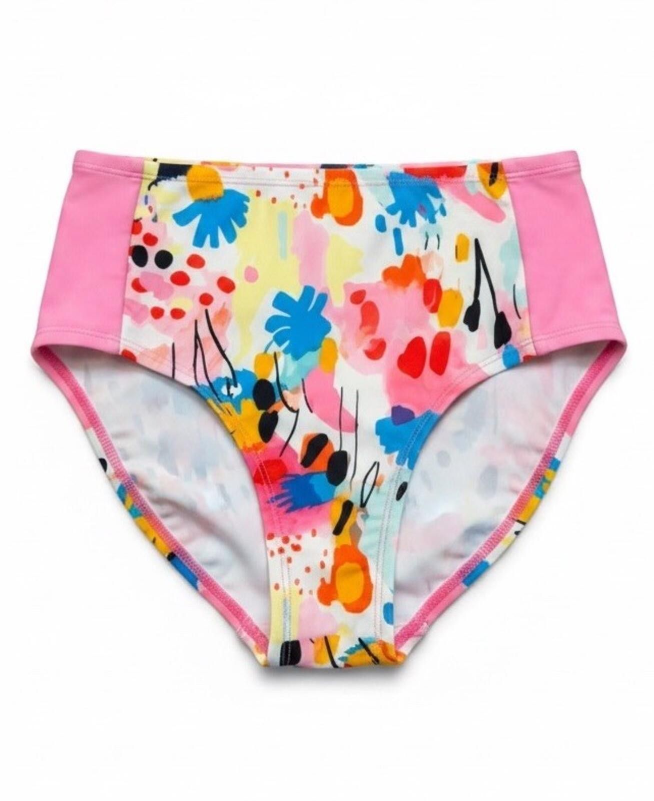 Other NWT DSG Girls XLarge Swim High Waisted Bikini Bottom Coastal Size ONE SIZE - 6 Thumbnail