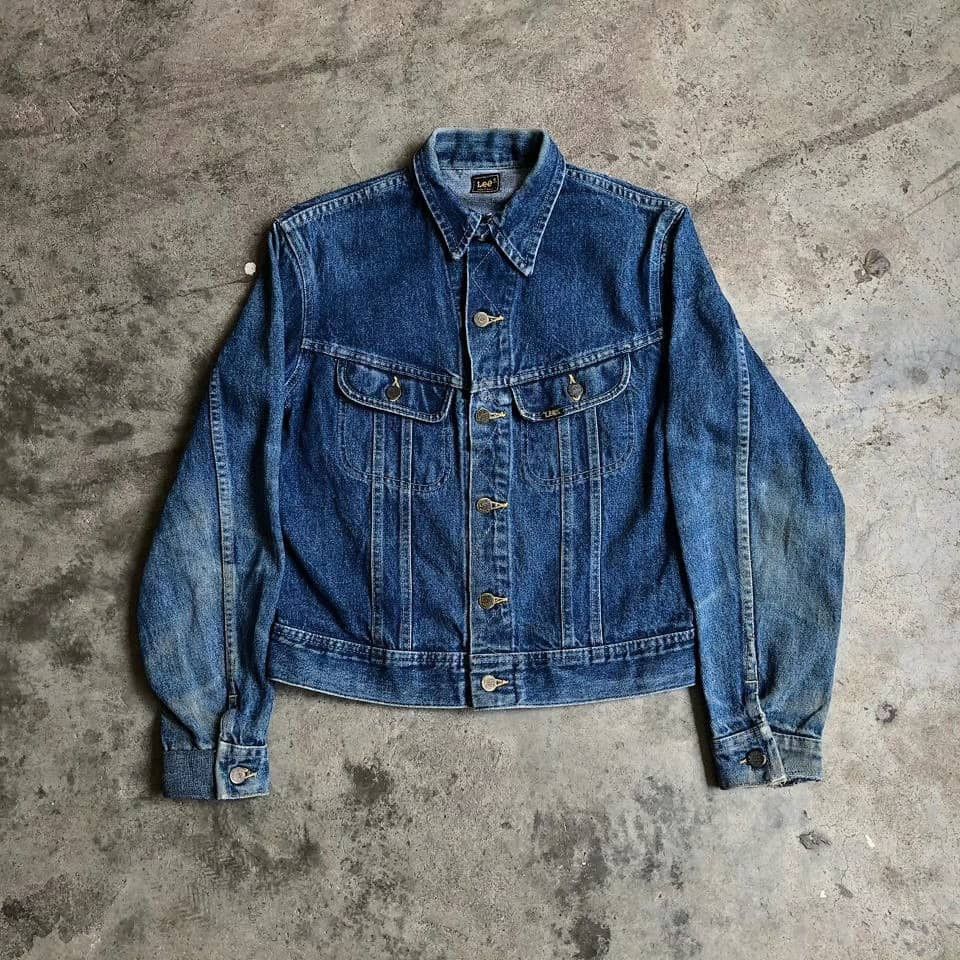 80's《Lee》101-J Vintage Denim Jacket 44R 80s Lee 220-J デニム