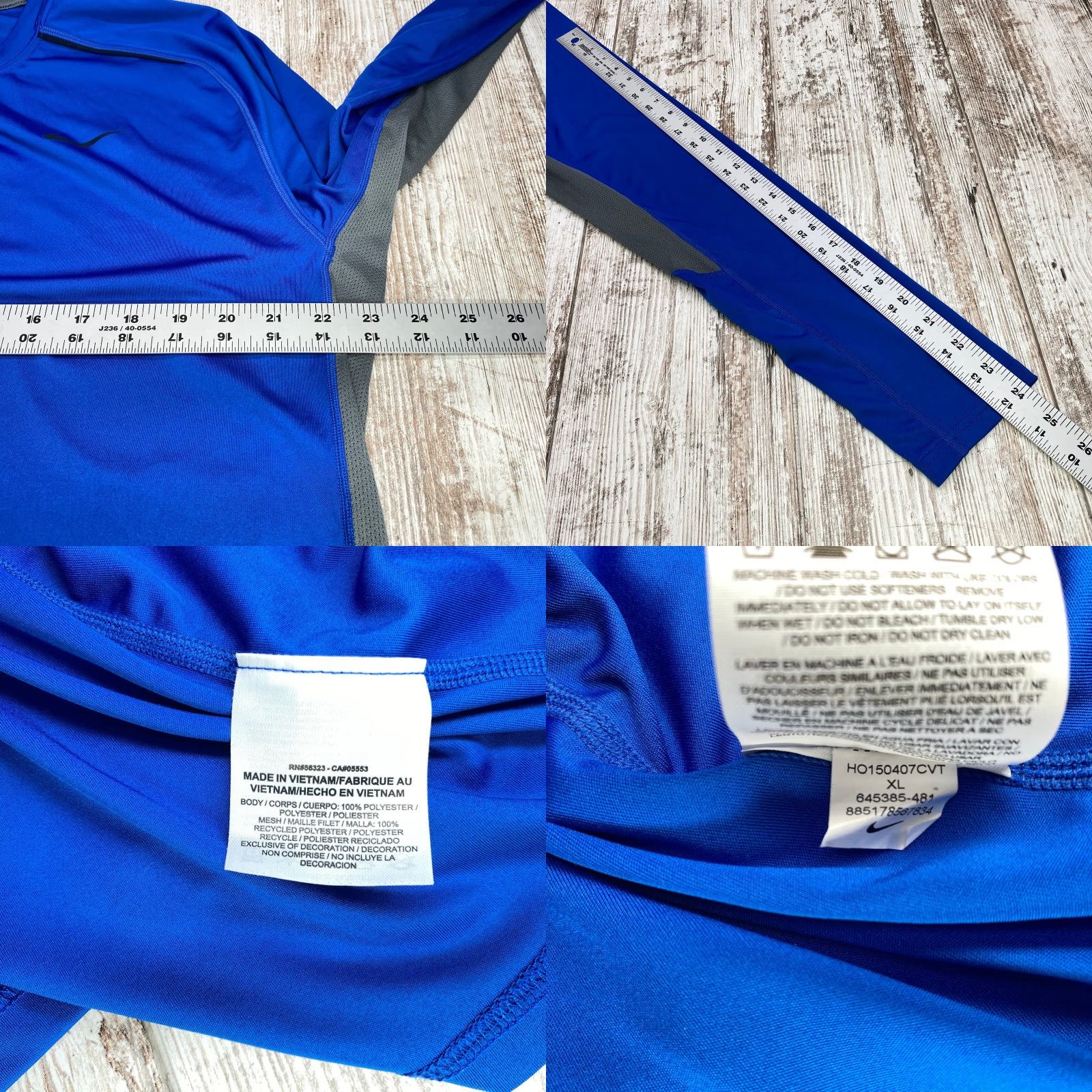 Nike Nike Dri-Fit Performance Legacy Long Sleeve Shirt XL Men Blue 645385-010 Nike Dri-Fit Legacy Long Sleeve 7236 Size US XL / EU 56 / 4 - 8 Thumbnail