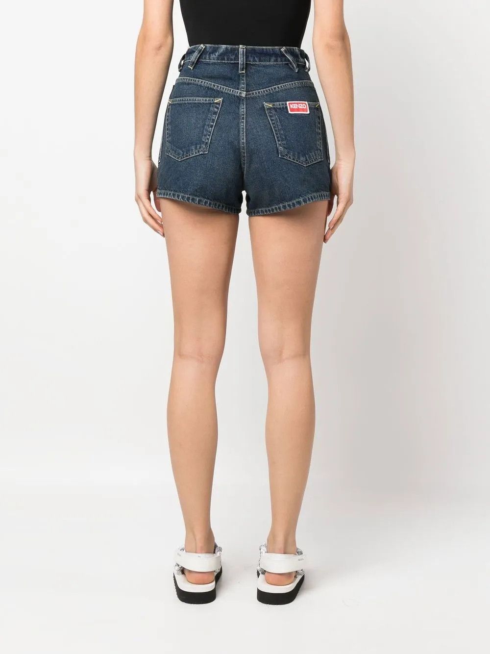 Kenzo o1y1025 Denim Short in Blue Size 28" / US 6 / IT 42 - 3 Thumbnail