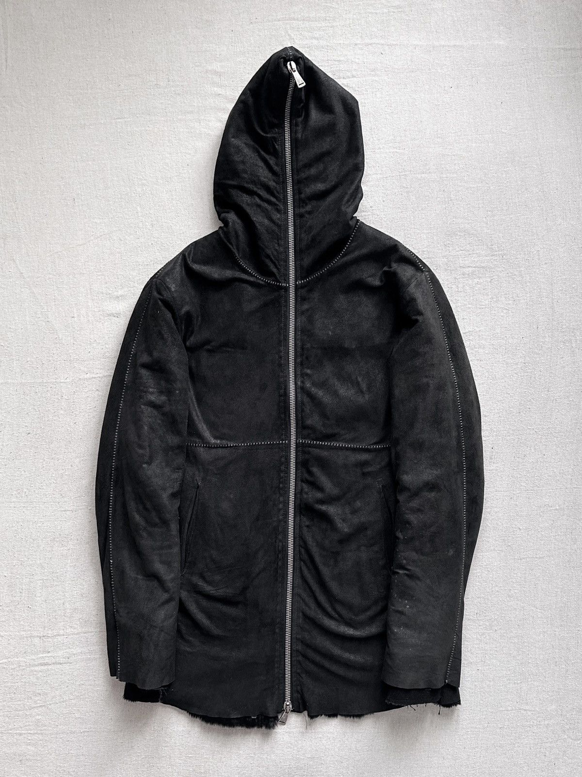 10sei0otto 10sei0otto Rabbit Fur Lamb Leather Gimp Scar Stitch Rider Size US S / EU 44-46 / 1 - 1 Thumbnail