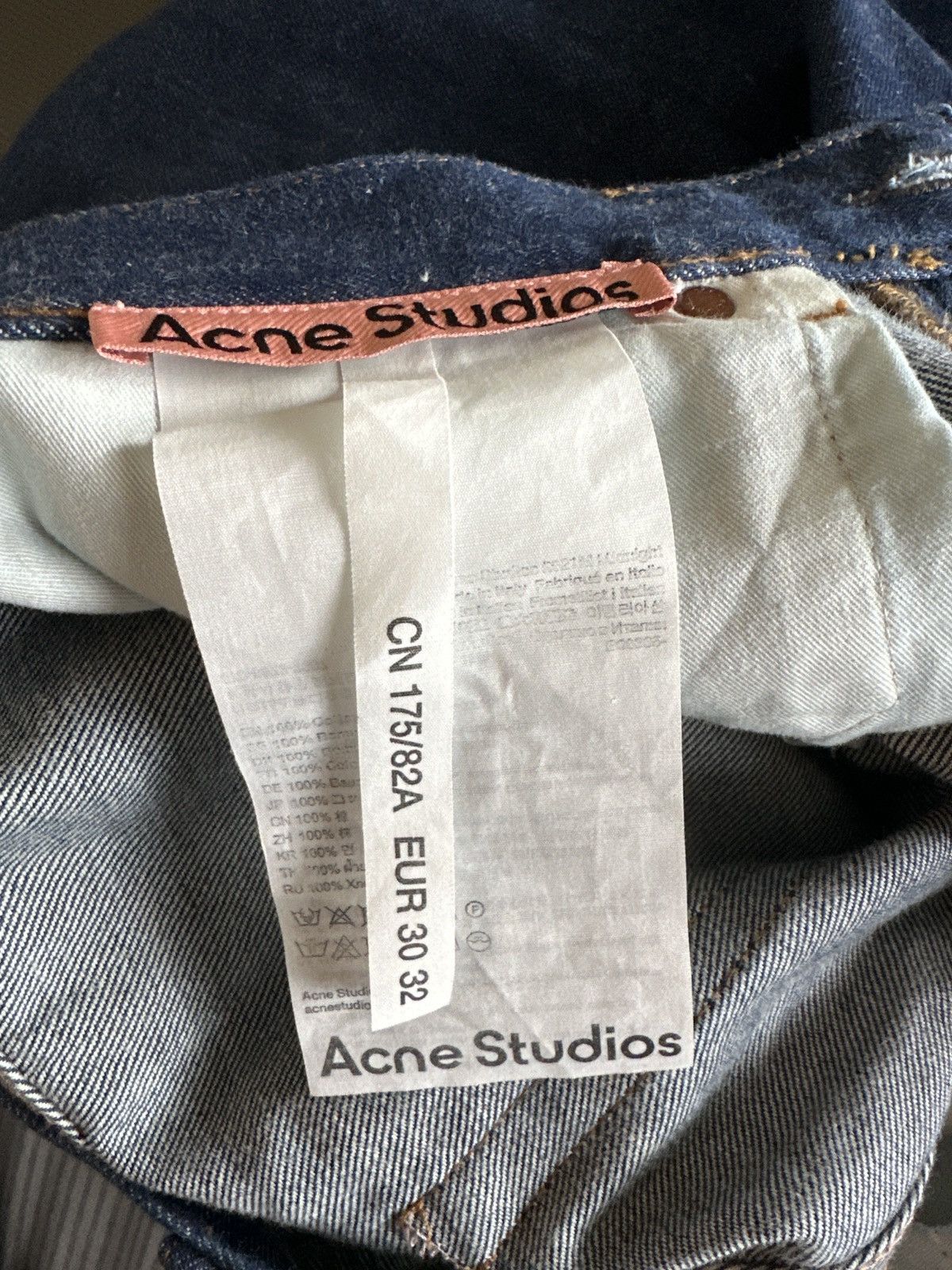 Acne Studios 2021M Acne Studios Baggy Denim Jeans Indigo Size US 30 / EU 46 - 3 Thumbnail