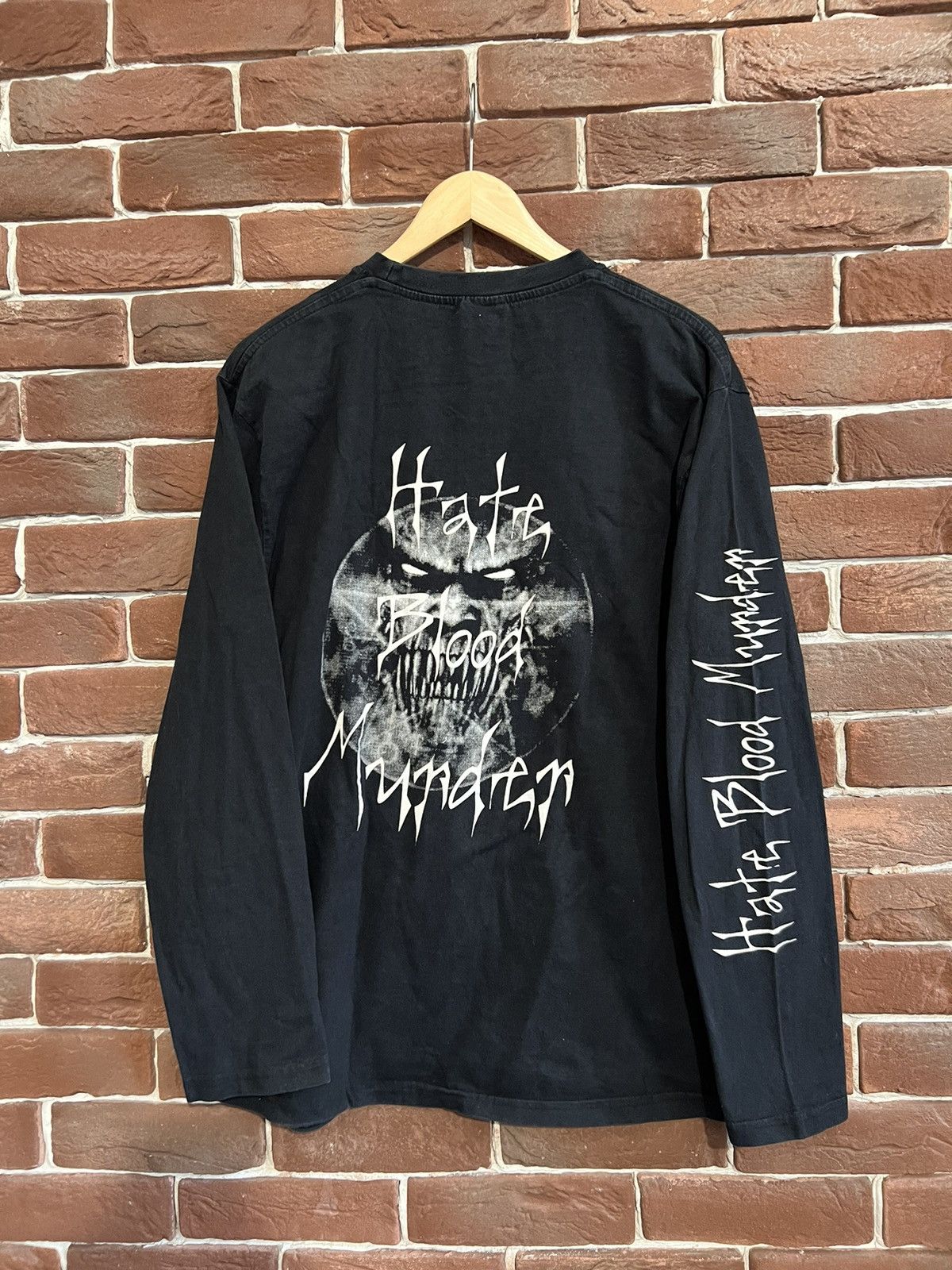 Band Tees Rare Vintage 90s Dawn Of Fate Hate Blood Black Metal Tshirt Size US L / EU 52-54 / 3 - 2 Thumbnail