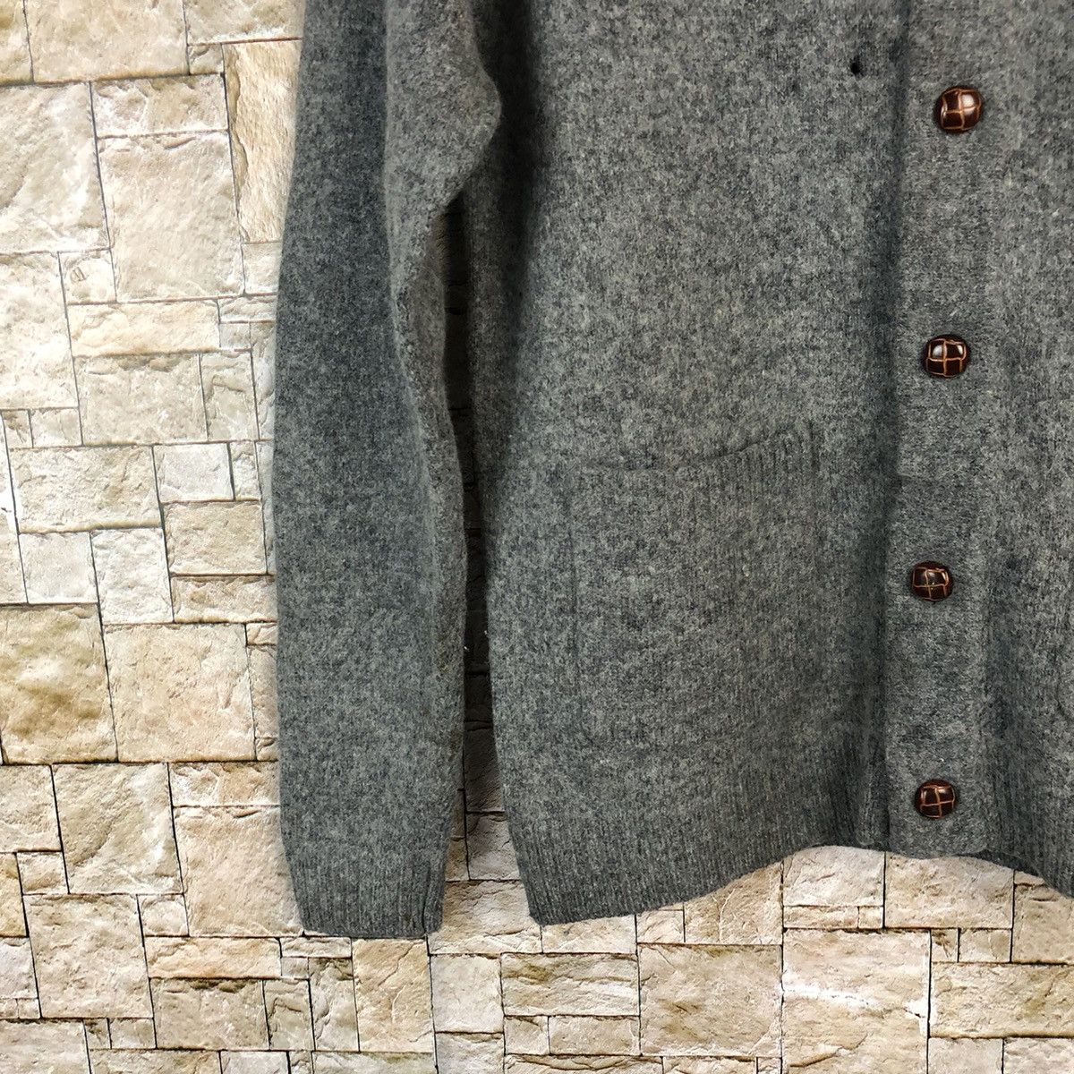 Japanese Brand × Takeo Kikuchi TK takeo kikuchi japan Grey Cardigan Knitwear #A1093 Size US S / EU 44-46 / 1 - 7 Thumbnail