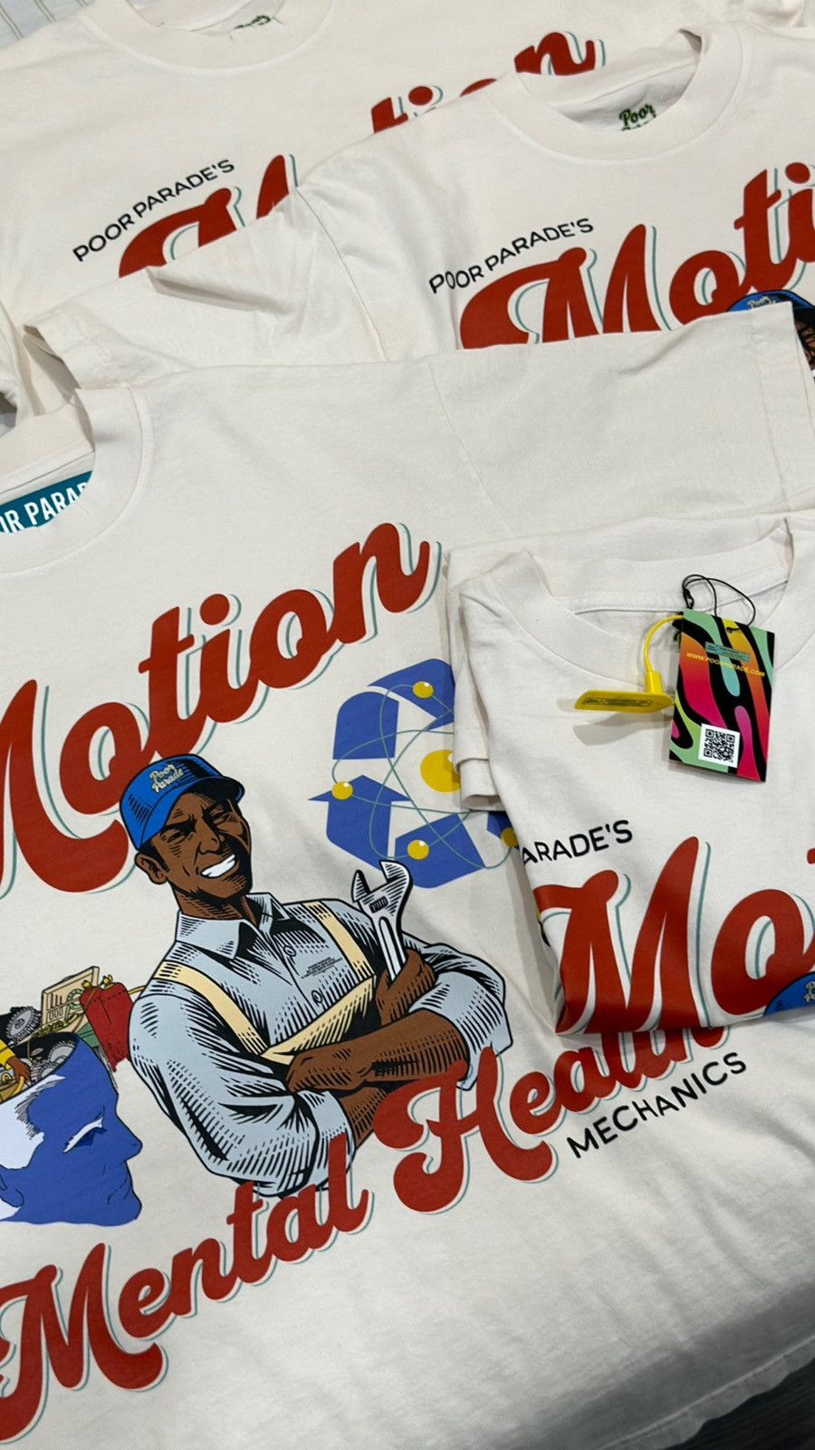 Other Poor Parade “Motion Mental Health Mechanics” T-Shirt Size US M / EU 48-50 / 2 - 4 Thumbnail