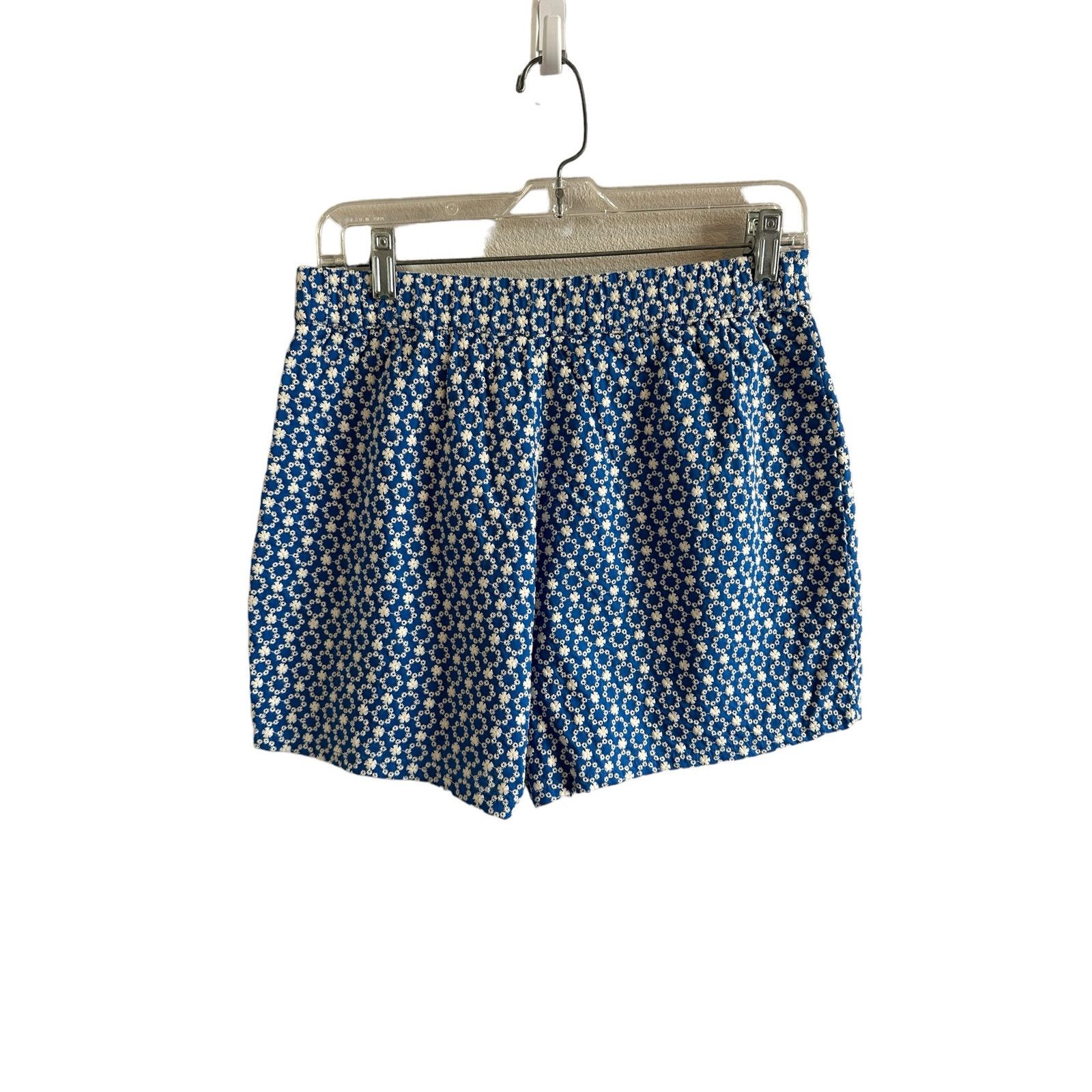 Other Blue White Floral Embroidered Blouse Shorts Set - Medium Size 30" / US 8 / IT 44 - 14 Thumbnail