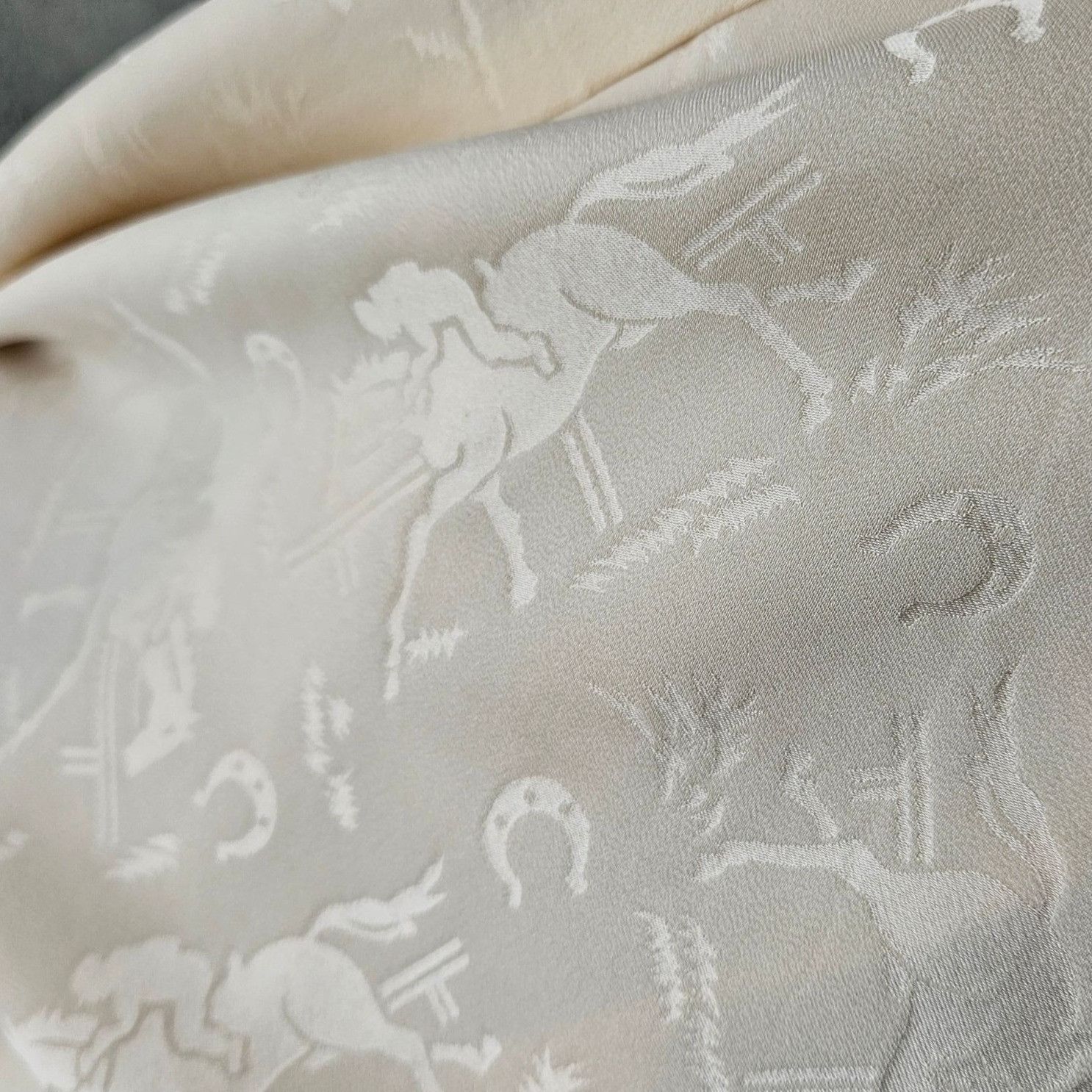 Ralph Lauren Vintage Ralph Lauren 100% Silk Jacquard Equestrian Ascot Size ONE SIZE - 12 Thumbnail