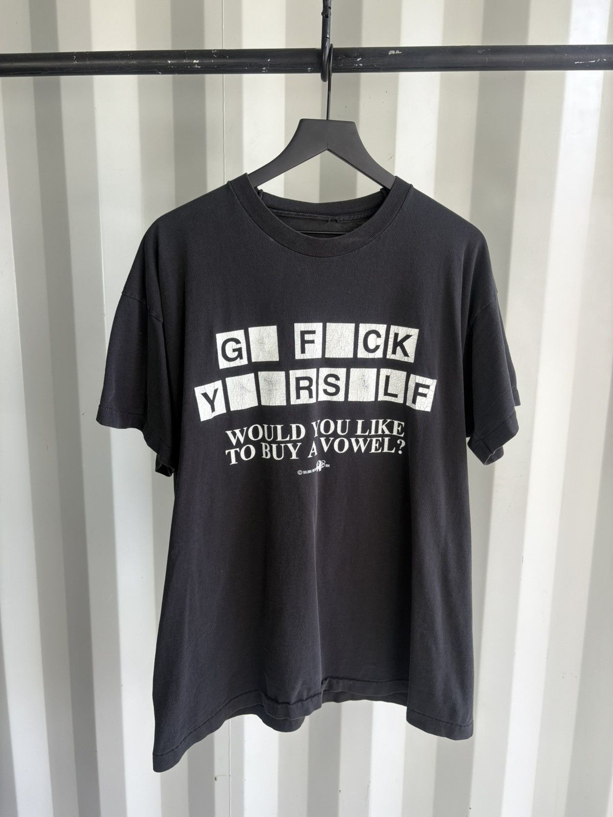 Vintage Vintage Go fuck yourself Shirt Distressed Faded Grunge Size US XL / EU 56 / 4 - 1 Thumbnail