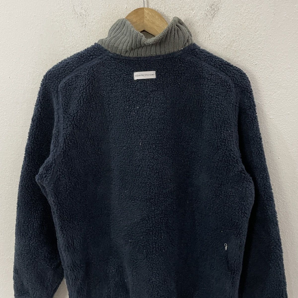 Ocean Pacific Vintage Ocean Pasific Skate & Surf Sherpa Fleece Jacket Size US M / EU 48-50 / 2 - 10 Thumbnail