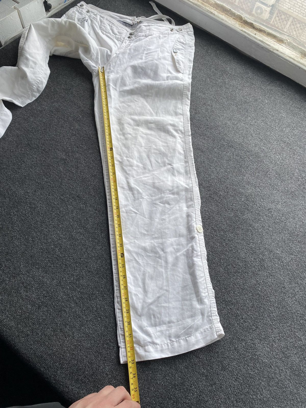 G-Star 🔥Opium Punk G Star White Relaxed women pants y2k loose 31 sz Size 32" / US 10 / IT 46 - 12 Thumbnail
