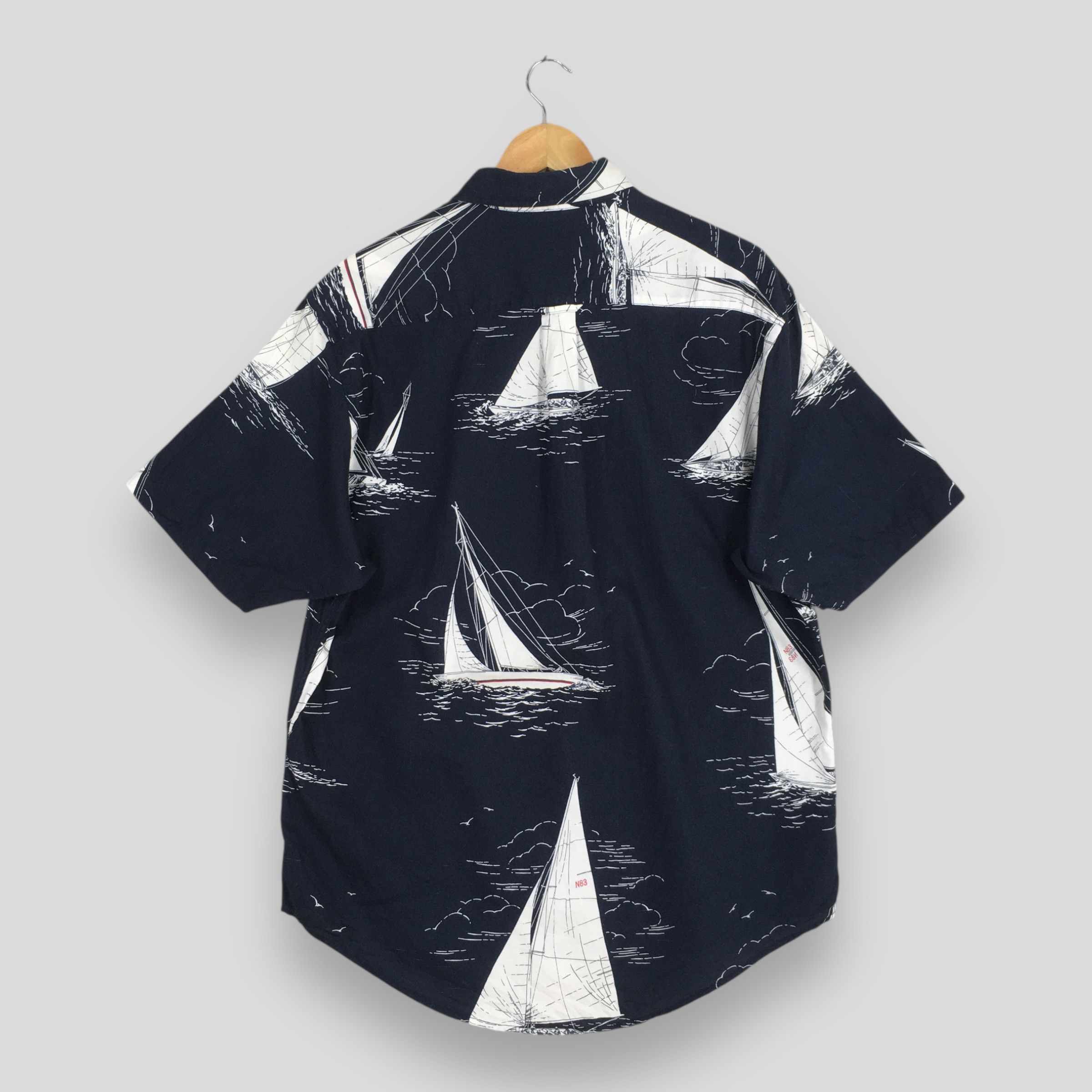 Nautica Vintage 90s Nautica Sailing Gear Shirt Medium Size US M / EU 48-50 / 2 - 5 Thumbnail
