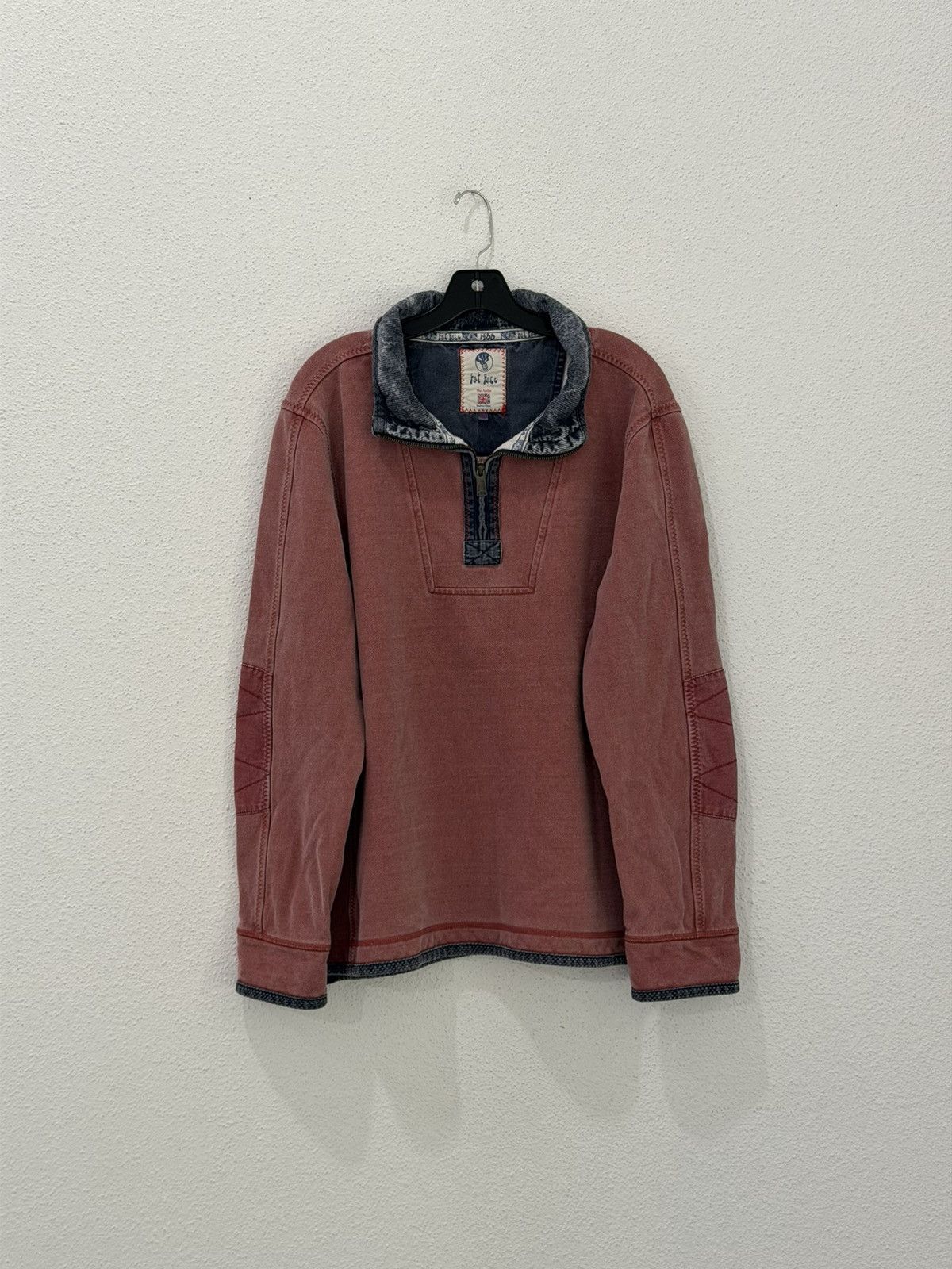 FatFace Fat Face Airlie 1/4 Zip Pullover Sweatshirt Rugby Heavy XXL Size US XXL / EU 58 / 5 - 1 Thumbnail