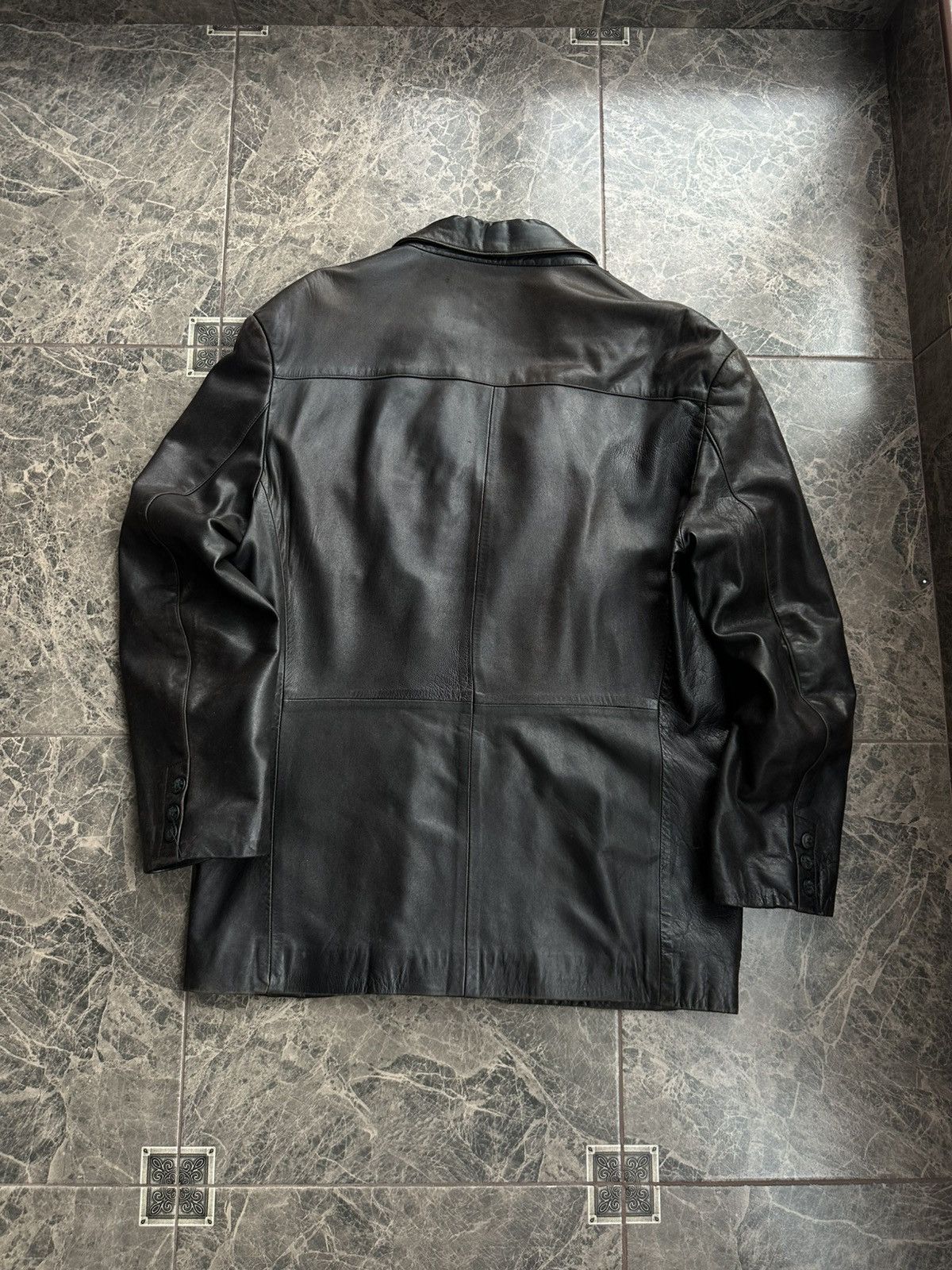 Genuine Leather Vintage Redskins Leather Men’s Coat Jacket 90s Sz L Size US L / EU 52-54 / 3 - 14 Thumbnail
