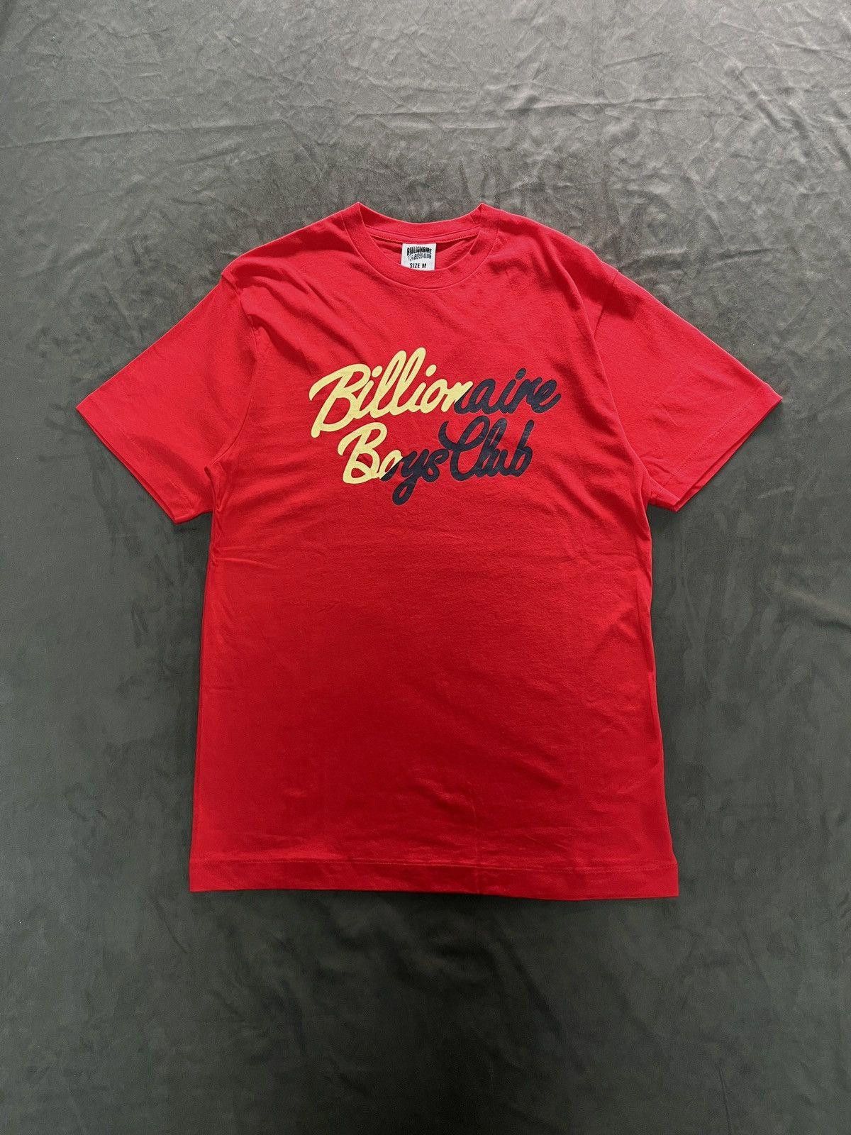 Billionaire Boys Club Rare Billionaire Boys Club BBC Flip Script T-Shirt Red M Size US M / EU 48-50 / 2 - 1 Thumbnail