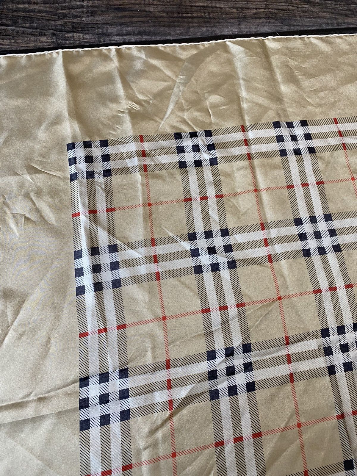 Burberry × Vintage 90’s Burberry 100% Silk Scarf Size ONE SIZE - 6 Thumbnail
