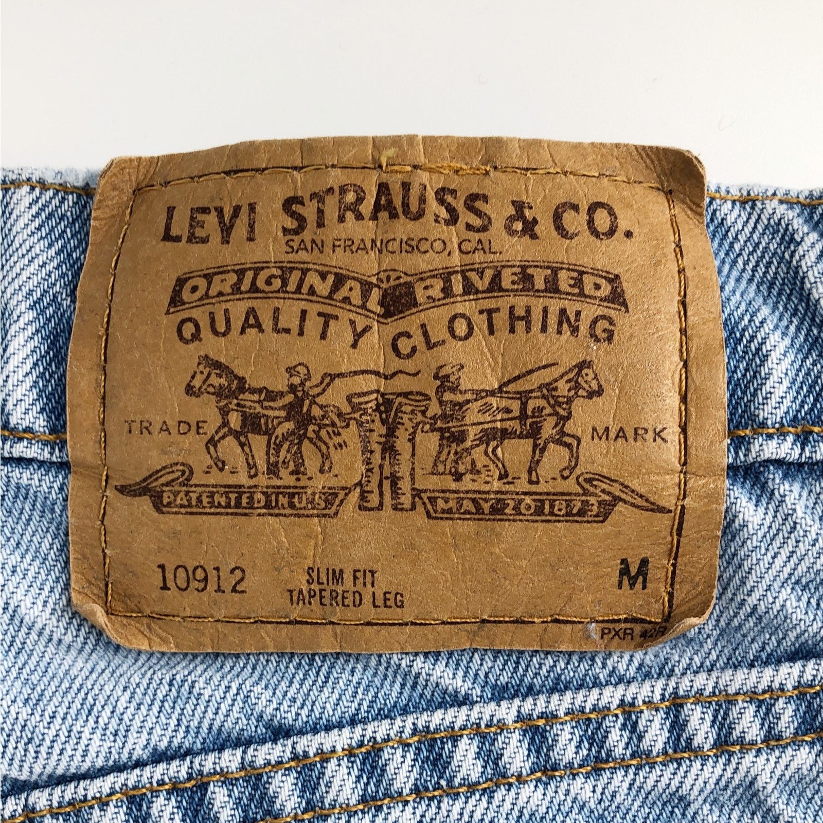 Levi's × Vintage 90s Levis 912 slim fit jeans 1990s vintage Size 27" / US 4 / IT 40 - 7 Thumbnail