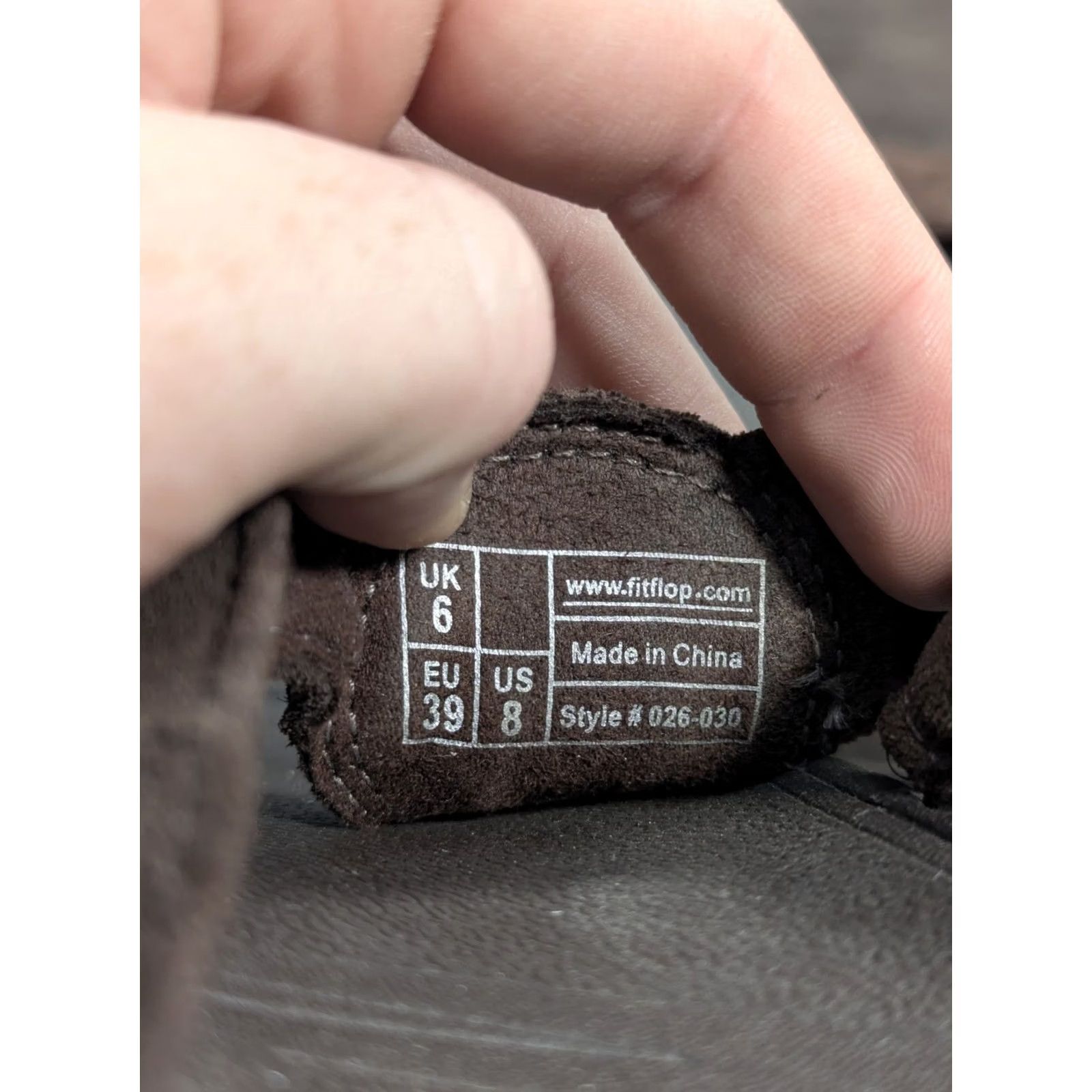 Vintage FITFLOPS WOMENS SANDALS 8 BROWN STYLE 026-030 OASIS Leather Thong Size US 8 / IT 38 - 7 Thumbnail