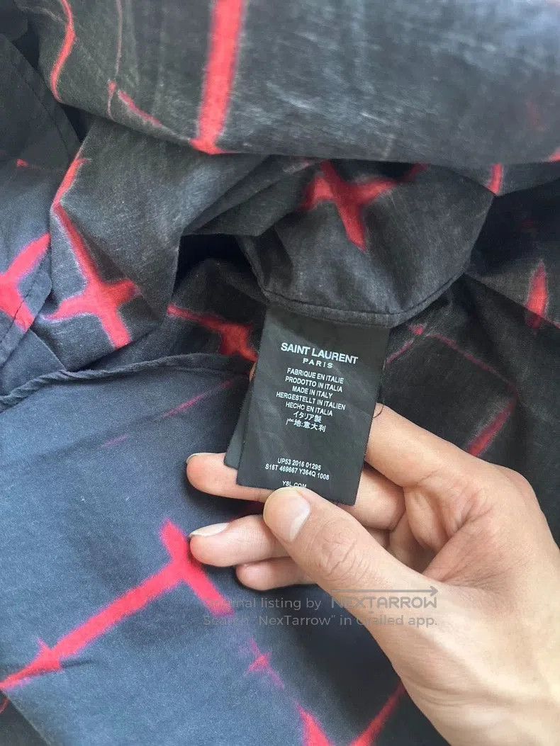 Saint Laurent Paris Saint Laurent 16FW Cross Check Shirt. Size US L / EU 52-54 / 3 - 4 Thumbnail