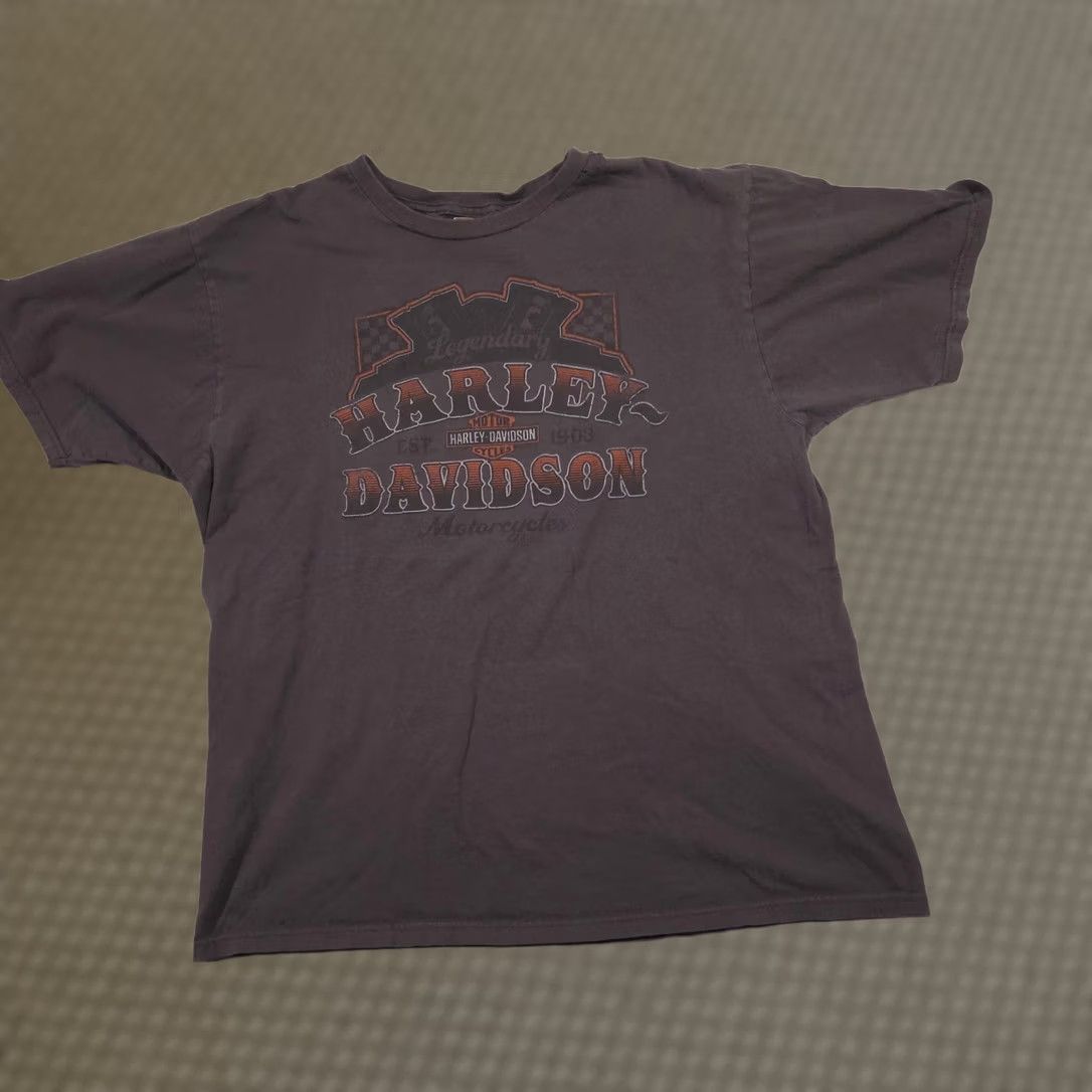 Harley Davidson Harley-Davidson Shirt Mens XL Black Blue Springs Kansas City Graphic Biker Tee Size US XL / EU 56 / 4 - 1 Thumbnail