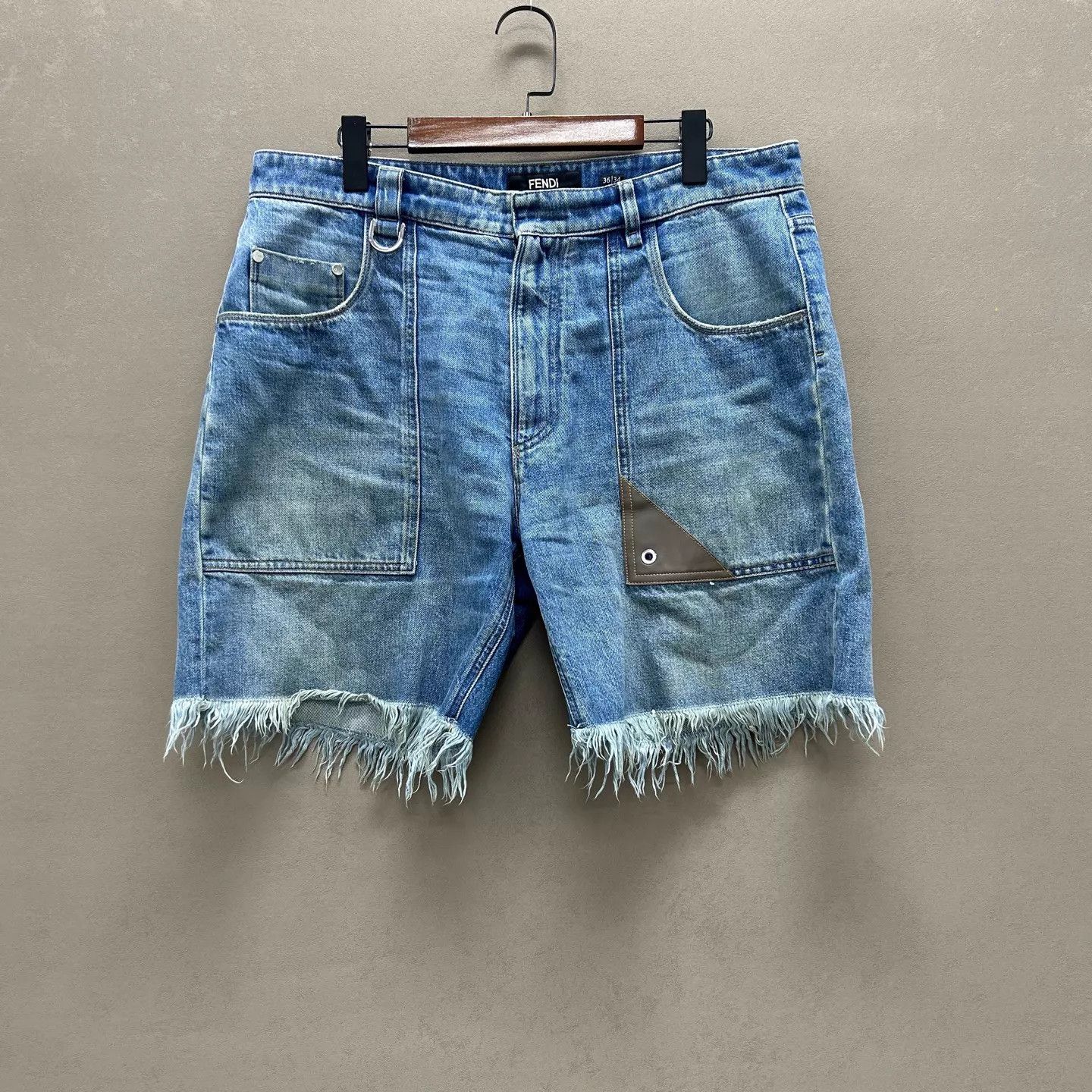 Fendi Fendi 99 New Denim Shorts Size 36 Size 25" / US 0 / IT 36 - 1 Thumbnail