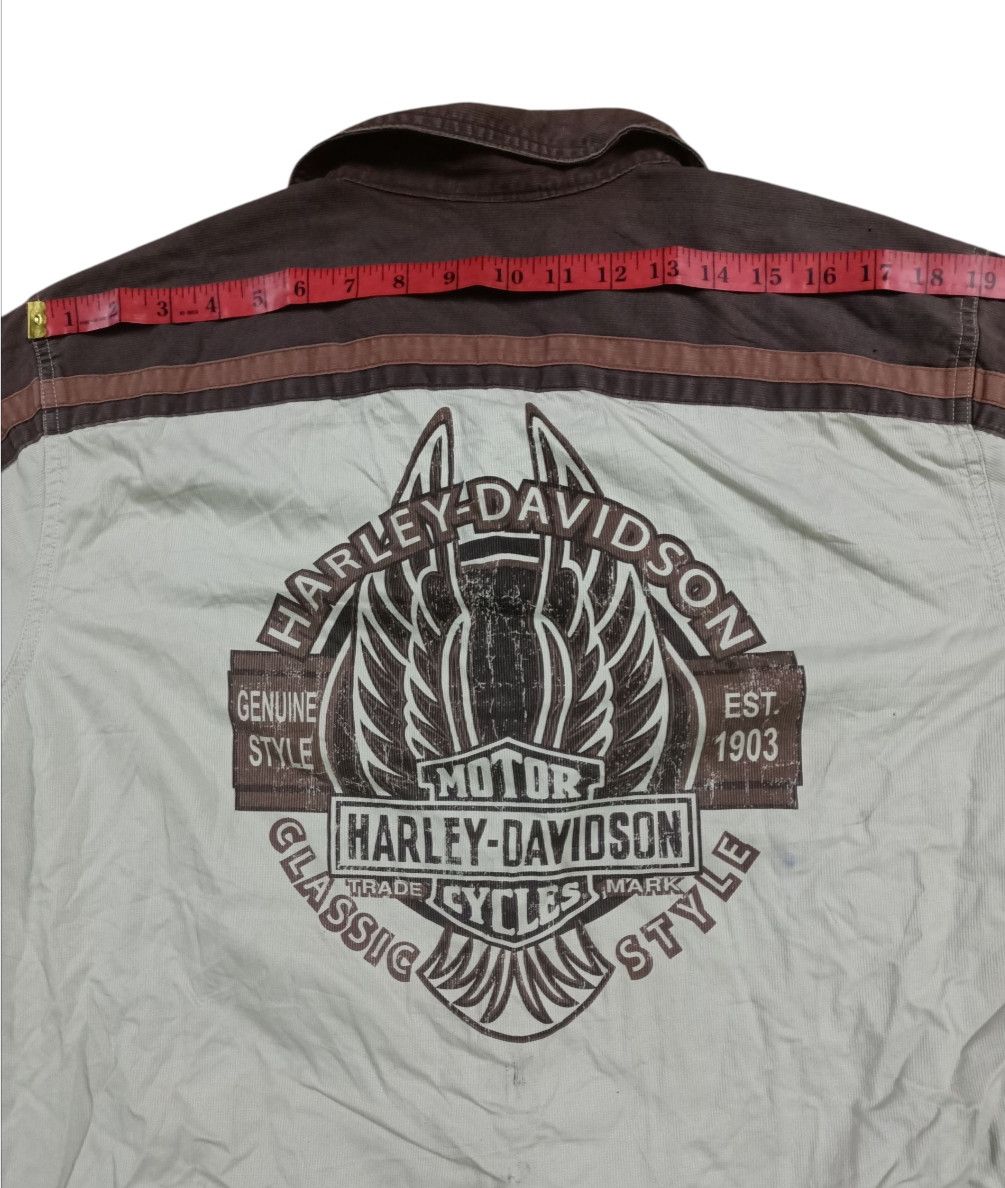 Harley Davidson HARLEY DAVIDSON WORK SHIRT x VINTAGE Size US M / EU 48-50 / 2 - 11 Thumbnail