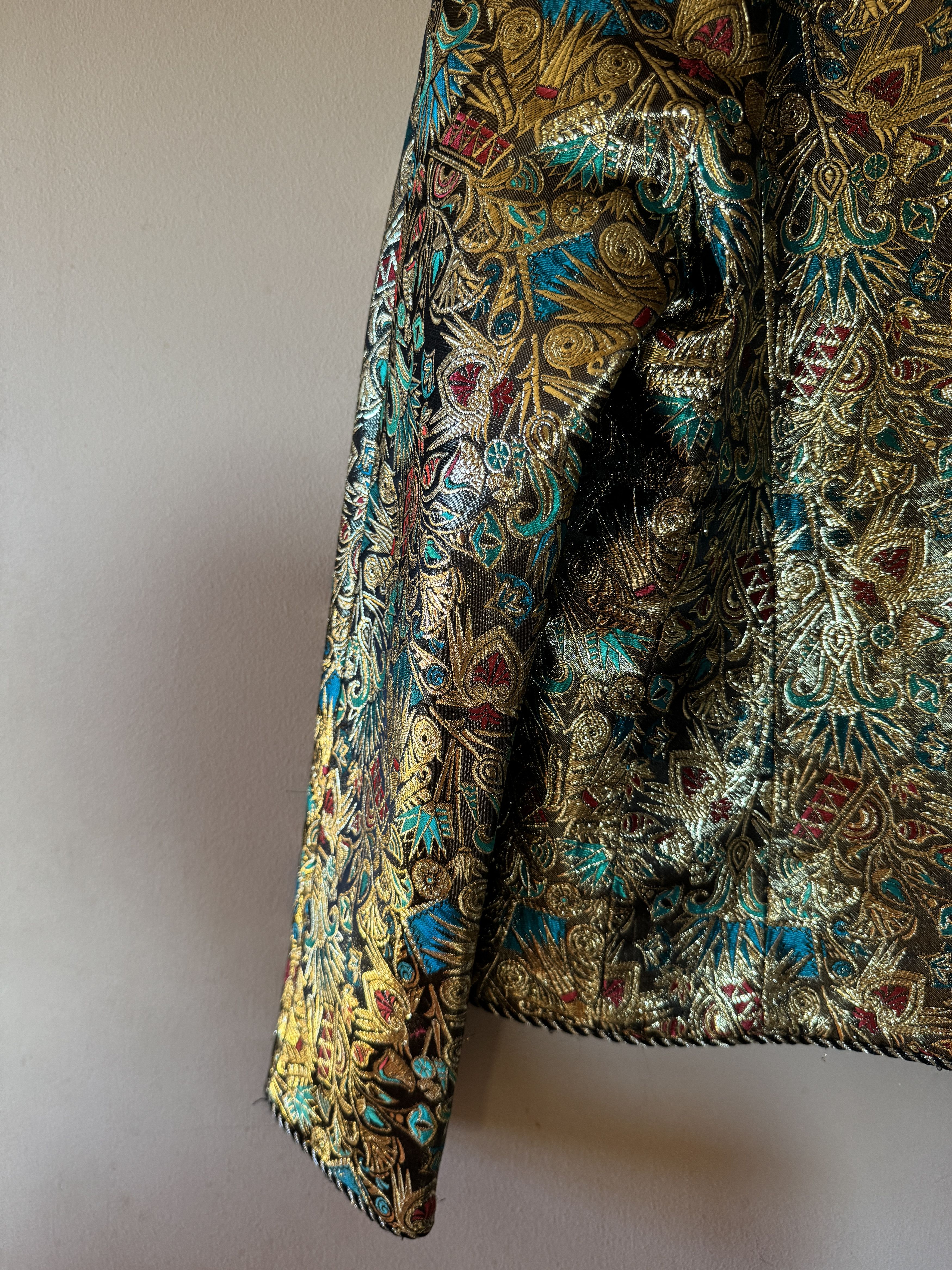Guy Laroche Gold Brocade Vintage Jacket Size S / US 4 / IT 40 - 13 Thumbnail