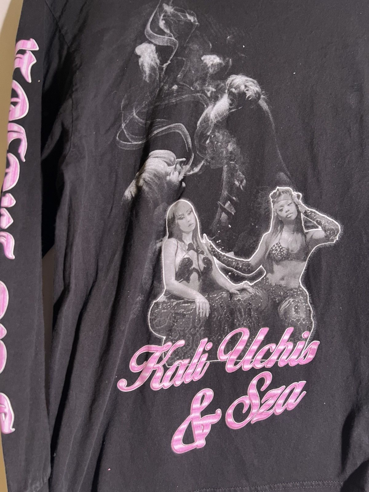 Vintage Kali Uchis & Sza Fue Mejor Streetwear Retro R&B Music Shirt Size US S / EU 44-46 / 1 - 4 Thumbnail