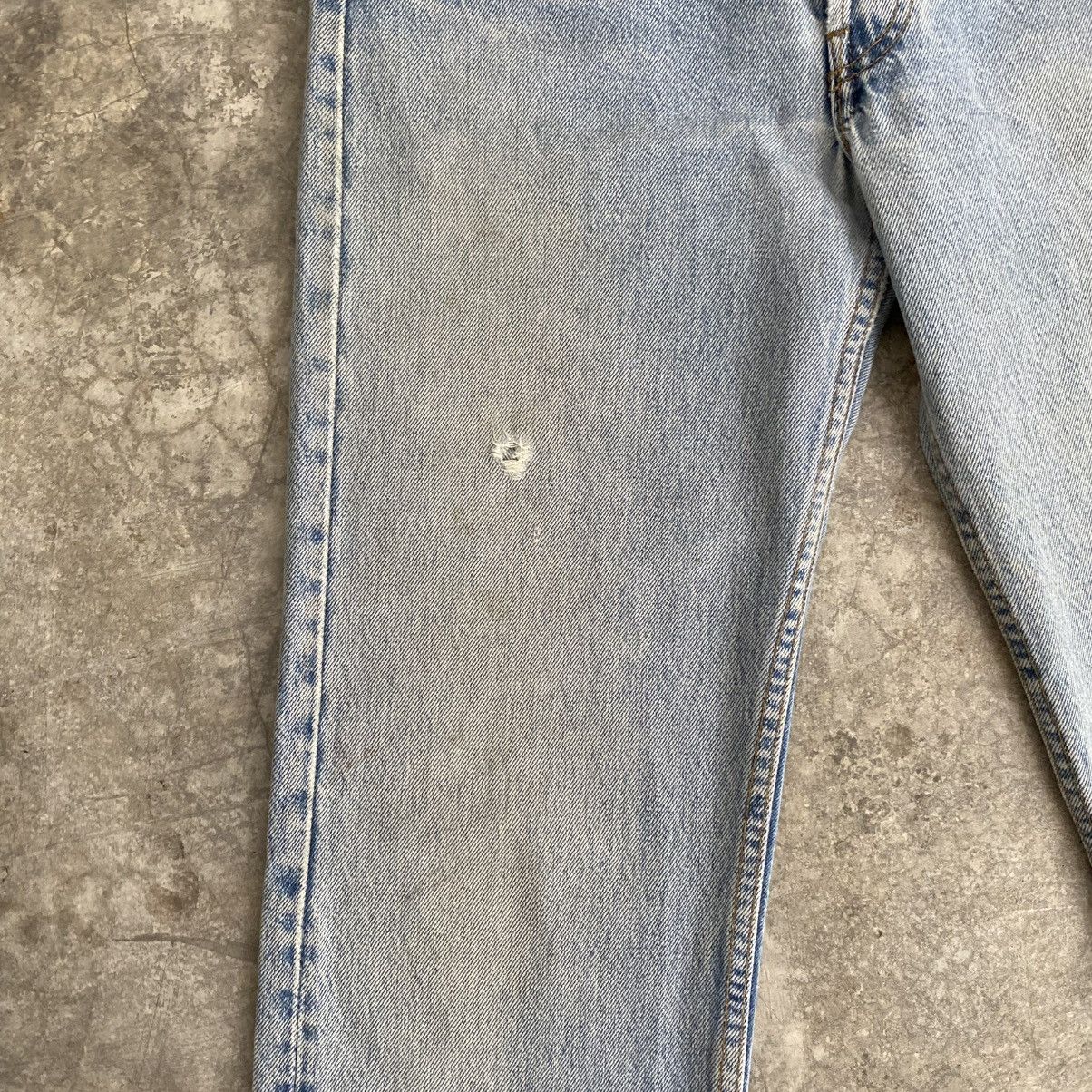 Levi's Size 29x32.5 Vintage 1993 Levis 501 Light Blue Denim Jeans Size US 29 - 6 Thumbnail