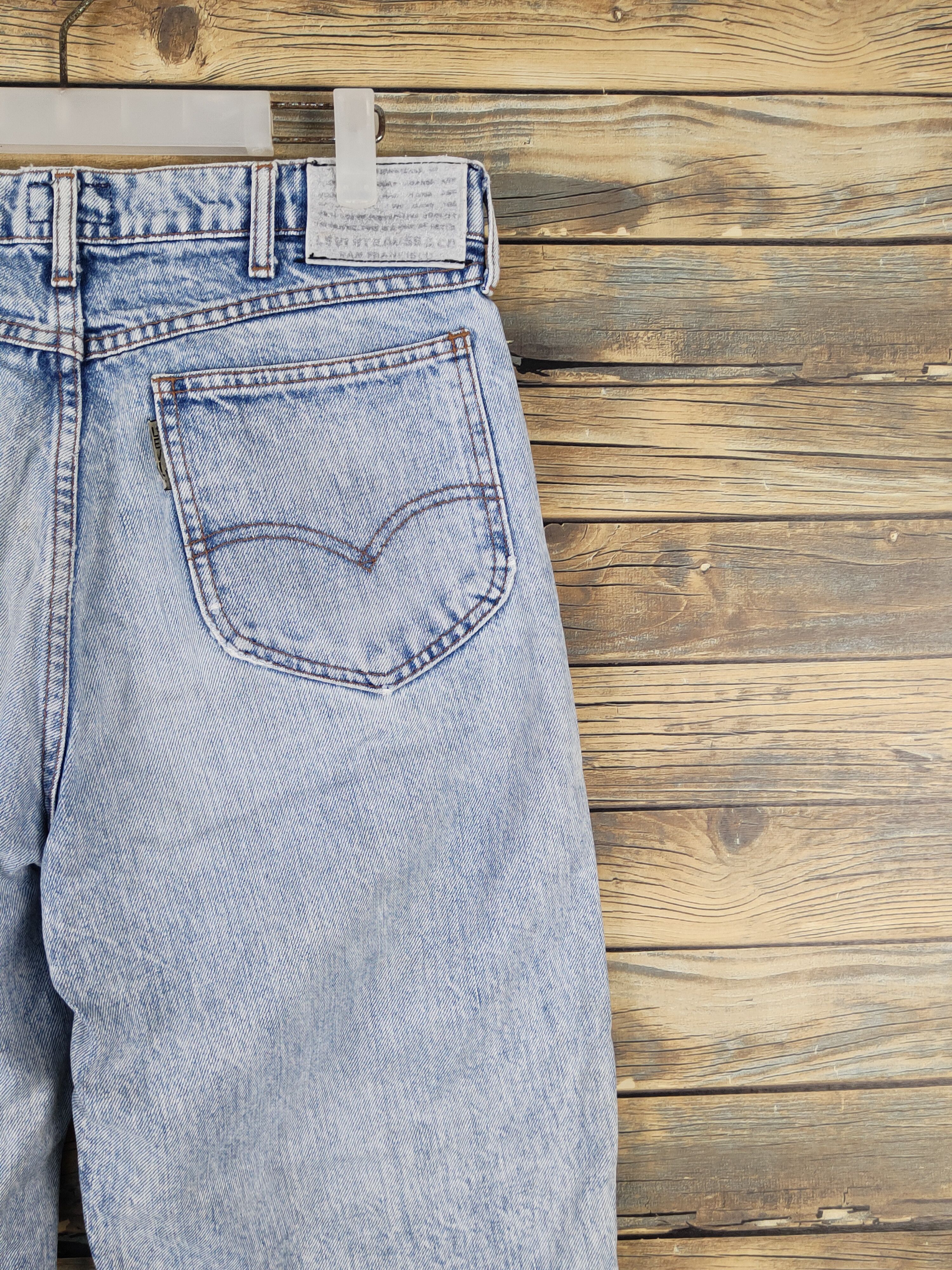 Levi's Levi's Light Blue vintage Distressed Ripped Jeans #1566 Size US 31 - 11 Thumbnail