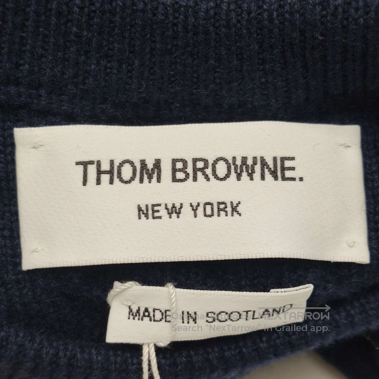 Thom Browne Thom Browne Navy Cable. Size US S / EU 44-46 / 1 - 4 Thumbnail