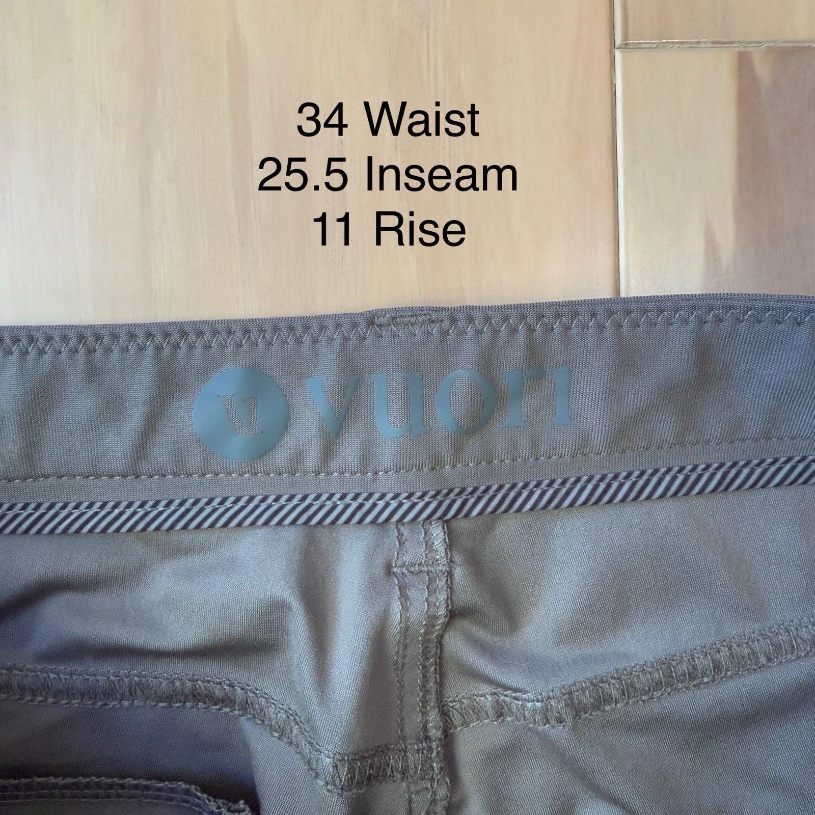 Vuori Vuori Meta Pants 34 Gray Green Golf Athleisure Sportswear Size US 34 / EU 50 - 6 Thumbnail