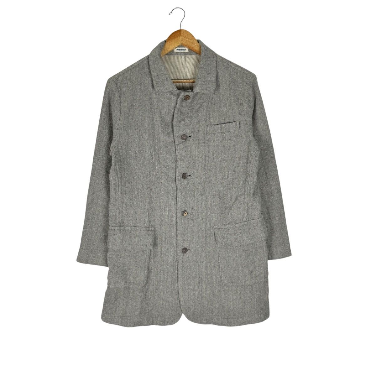 Issey Miyake ☀️PLANTATION ISSEY MIYAKE LONG JACKET Size M / US 6-8 / IT 42-44 - 2 Thumbnail