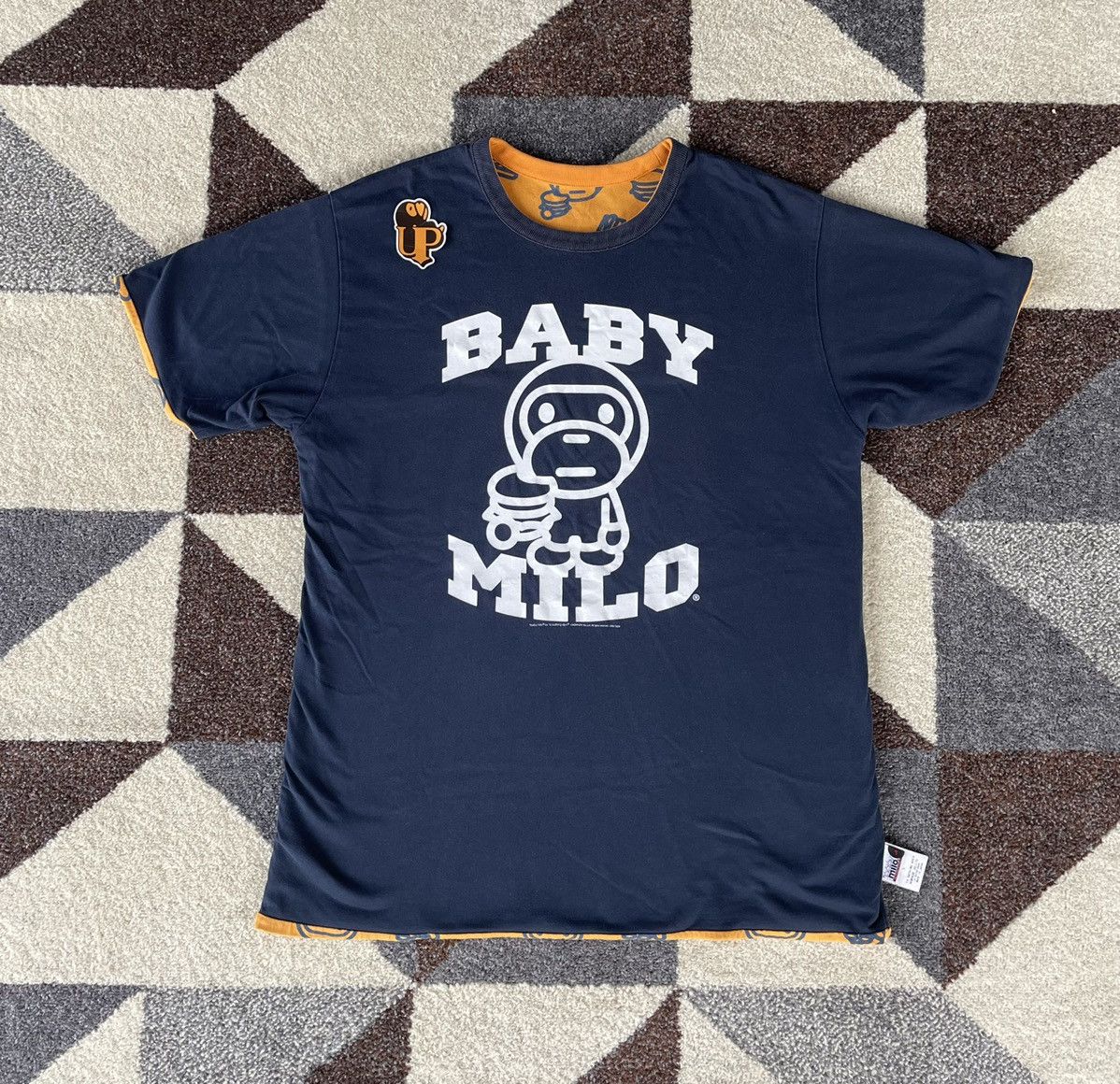 Bape OG Bape Baby Milo Junk Food Reversible Tee Size US L / EU 52-54 / 3 - 5 Thumbnail