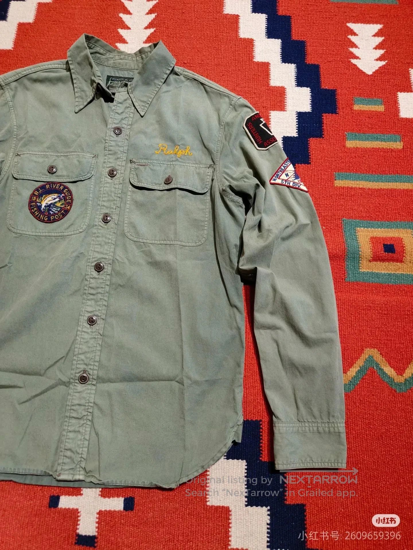 RRL Ralph Lauren Ralph Lauren Fishing Club Shirt. Size US S / EU 44-46 / 1 - 4 Thumbnail
