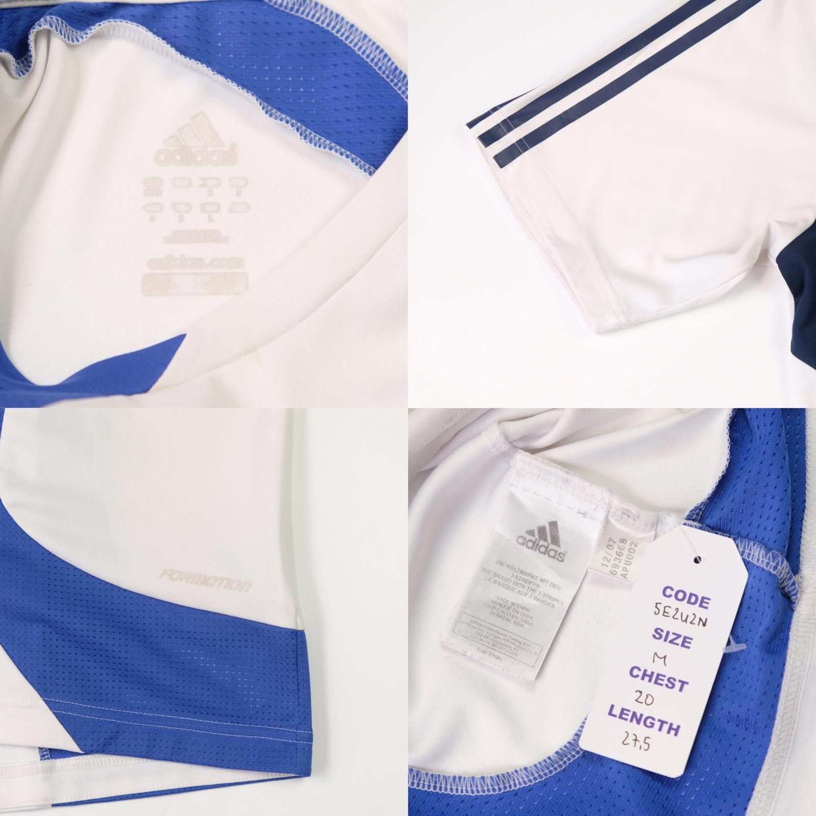 Adidas 2007/08 Chelsea Training Shirt (M) Size US M / EU 48-50 / 2 - 5 Thumbnail